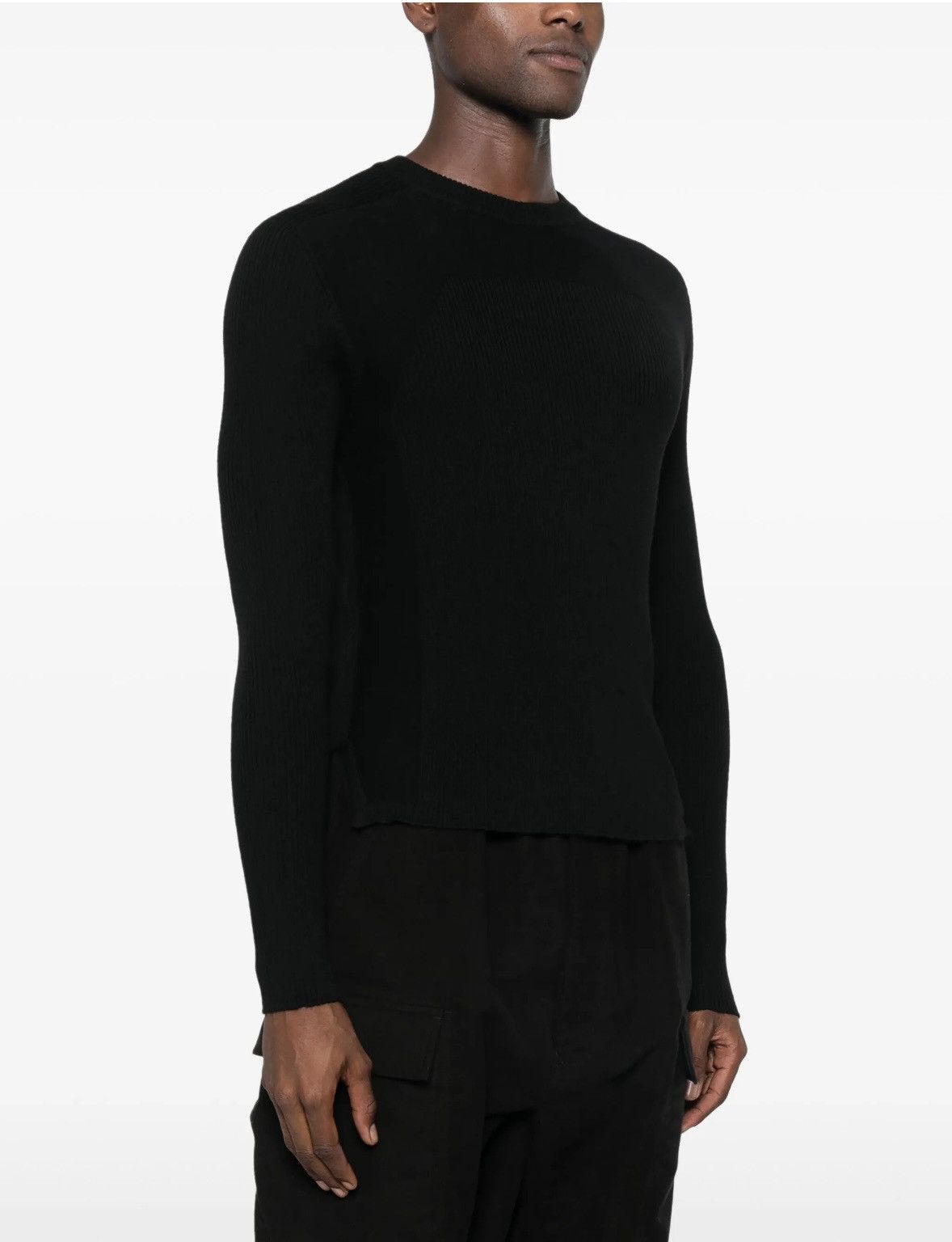 Rick Owens Rick Owens Geo ribbed sweater Size US M / EU 48-50 / 2 - 1 Thumbnail