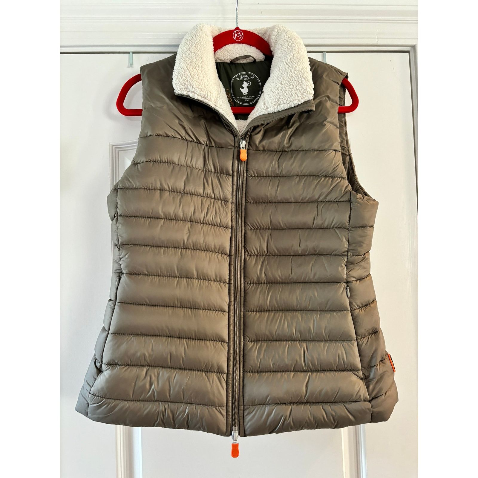 Save The Duck Save the Duck Puffer Fleece Lined Green Vest Size 2/M Size M / US 6-8 / IT 42-44 - 1 Thumbnail