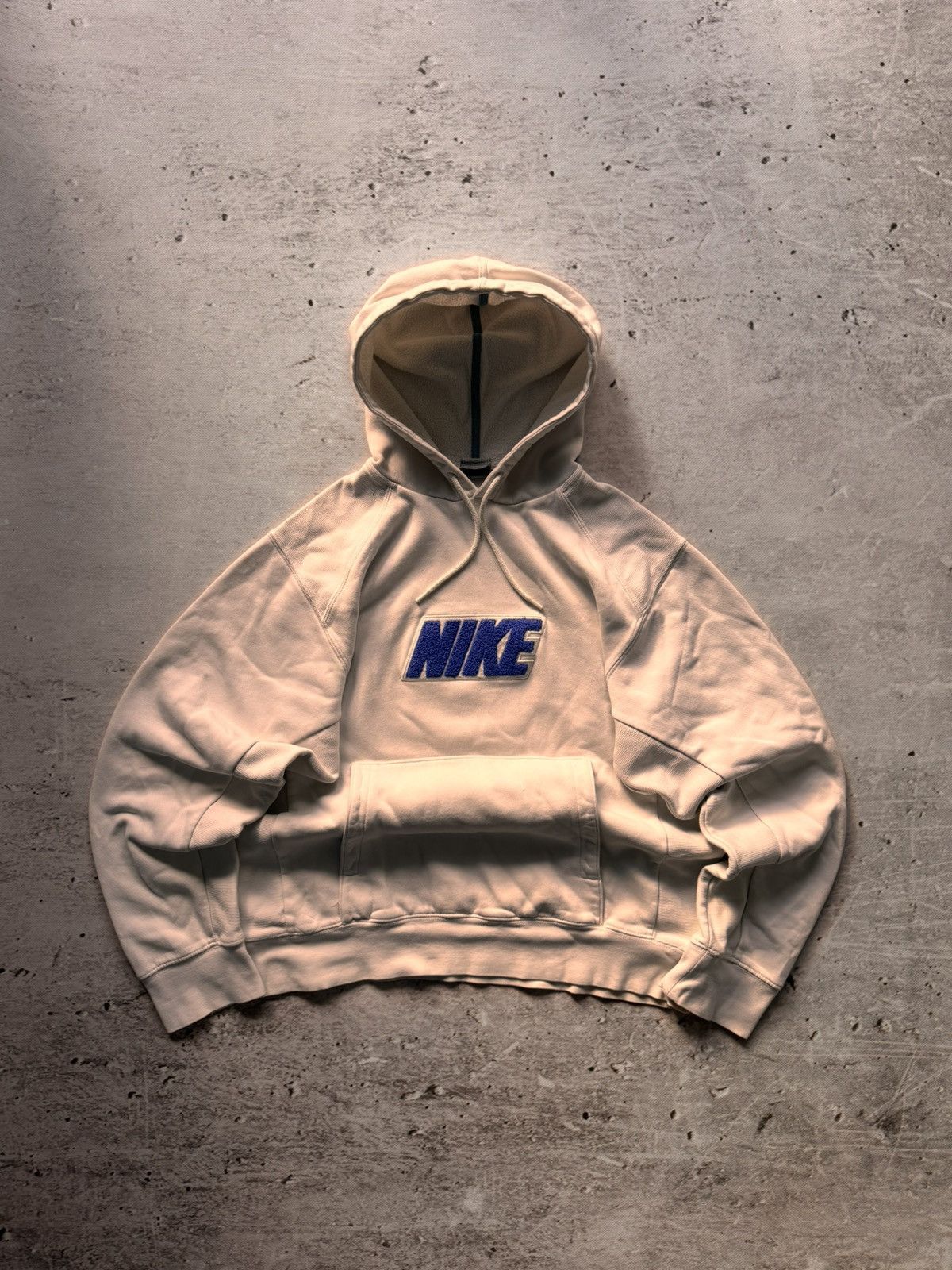 Nike × Vintage NIKE VINTAGE CENTER LOGO OVERSIZE BOXY HOODIE Size US S / EU 44-46 / 1 - 1 Thumbnail