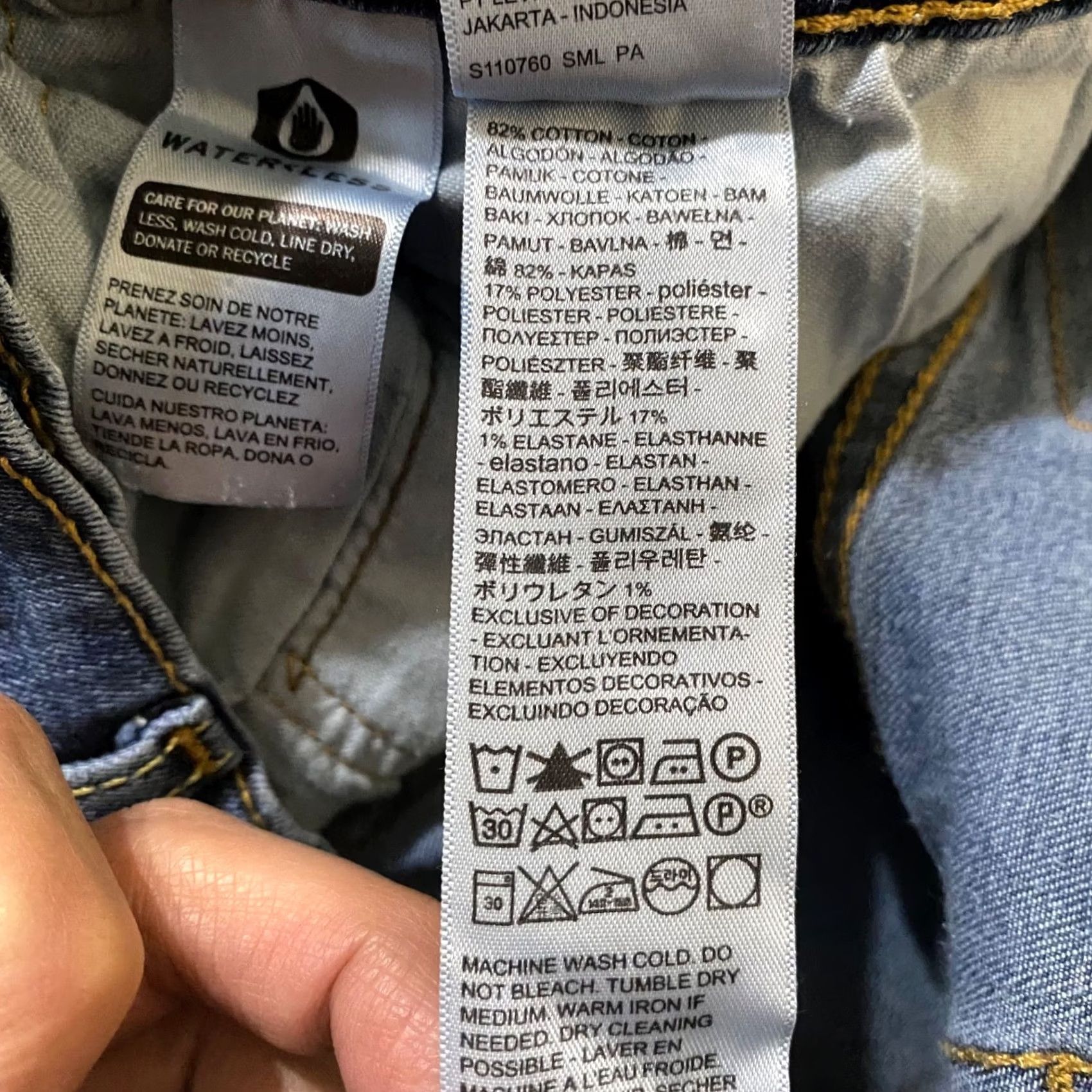 Levi's Levi's 511 Jeans Slim Straight Mid Wash Blue Denim 32x30 Regular Inseam 5-Pocket Mens Jeans Size US 32 / EU 48 - 4 Thumbnail