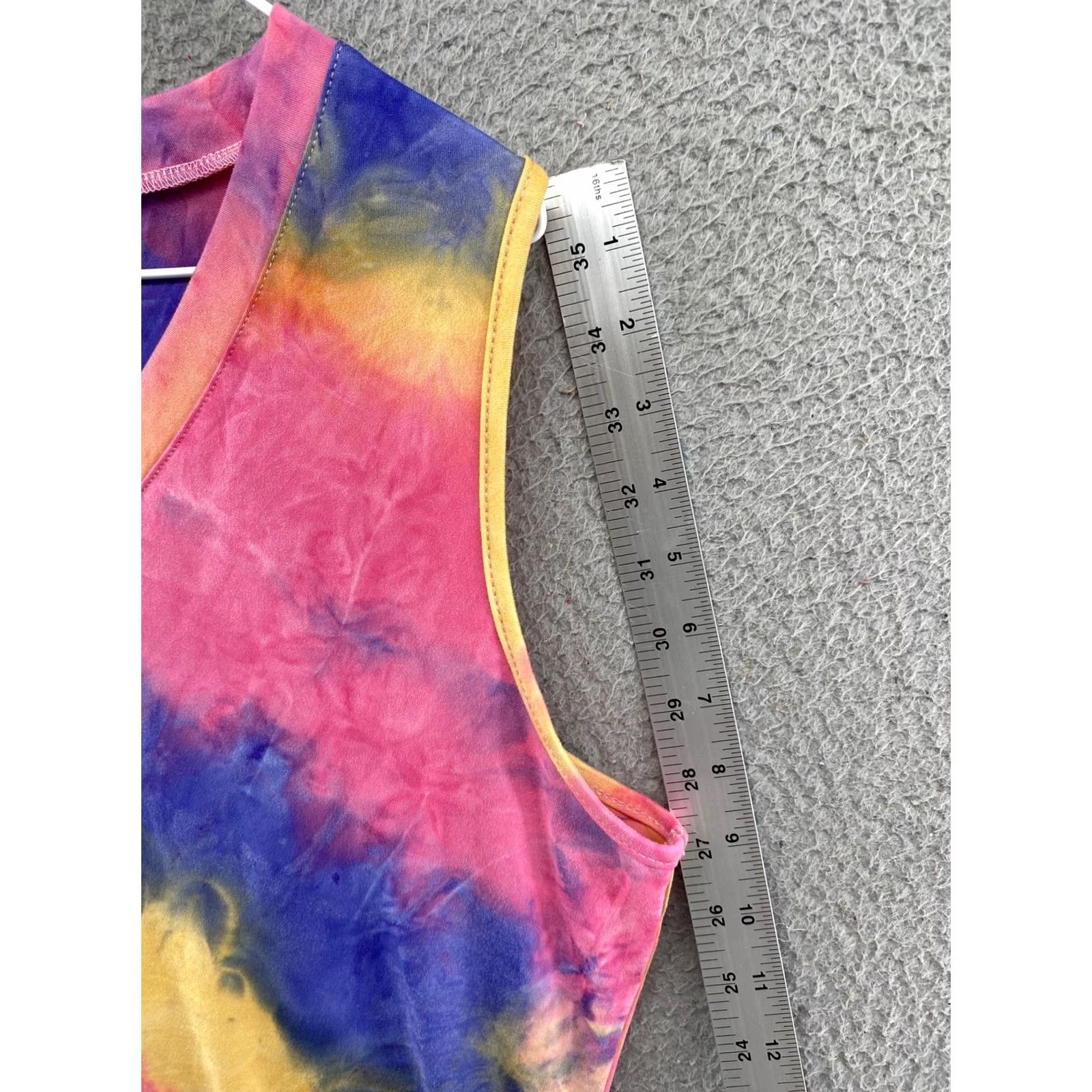 Vintage Sampeel Tie-Dye Sleeveless Tank Top XL Women’s New Blue Size XL / US 12-14 / IT 48-50 - 5 Thumbnail