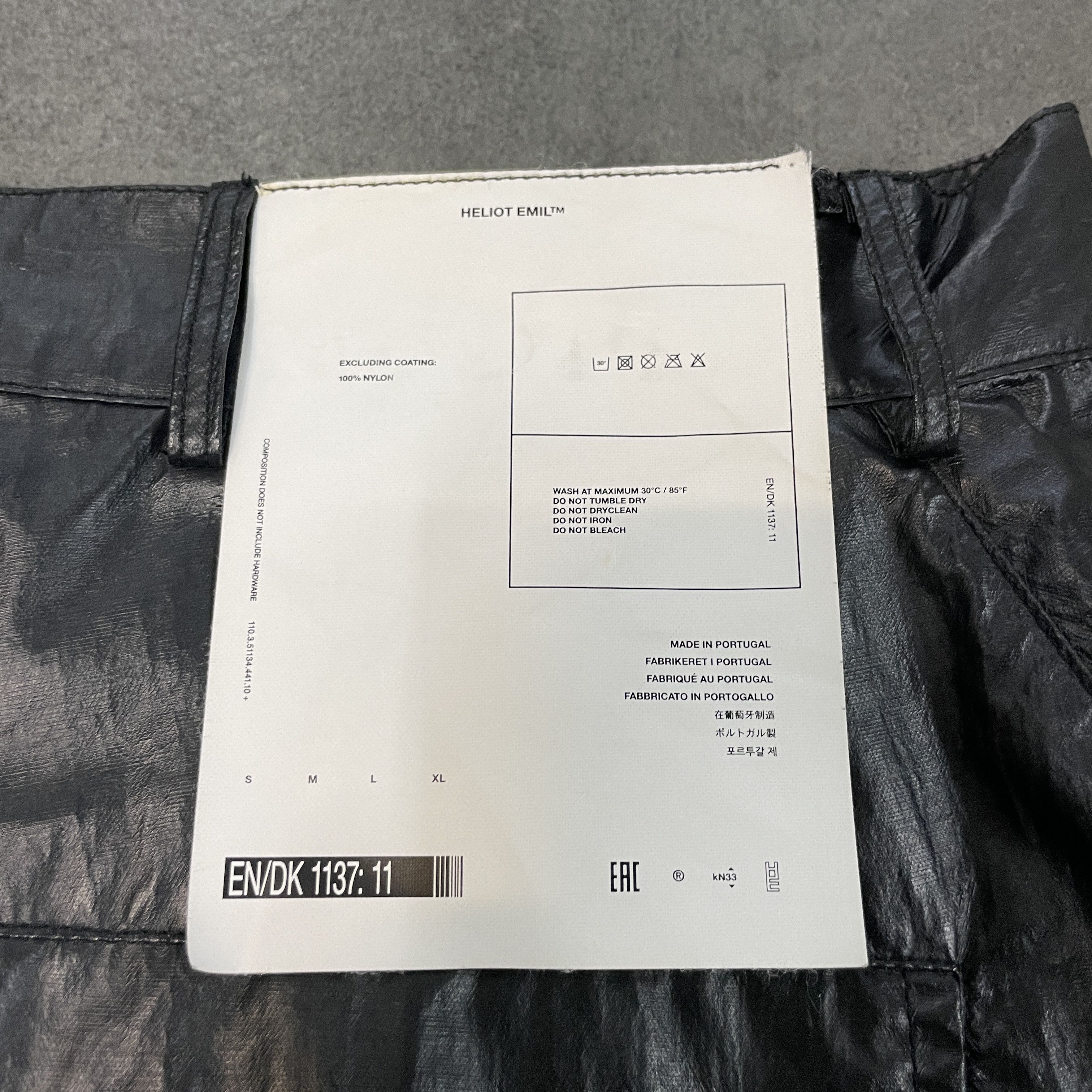 Heliot Emil *Final Drop* 18FW Heliot Emil Nylon Cargo Pants Size US 32 / EU 48 - 9 Thumbnail