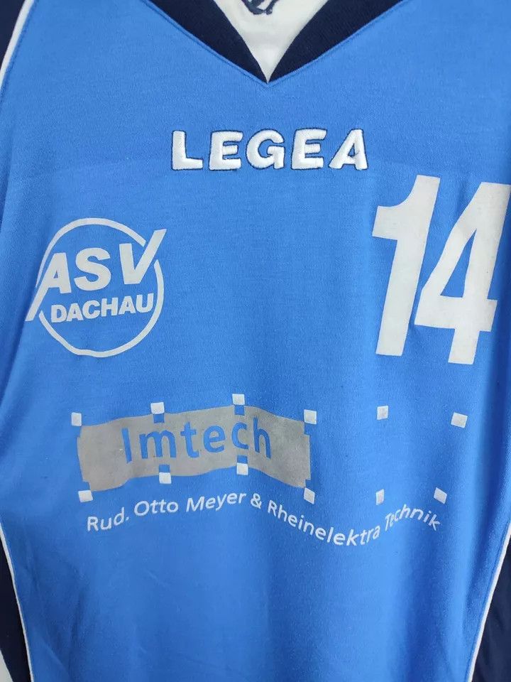 Vintage vintage Asv Dachau # 14 Legea FOOTBALL Kit SHIRT SOCCER Size US L / EU 52-54 / 3 - 4 Thumbnail