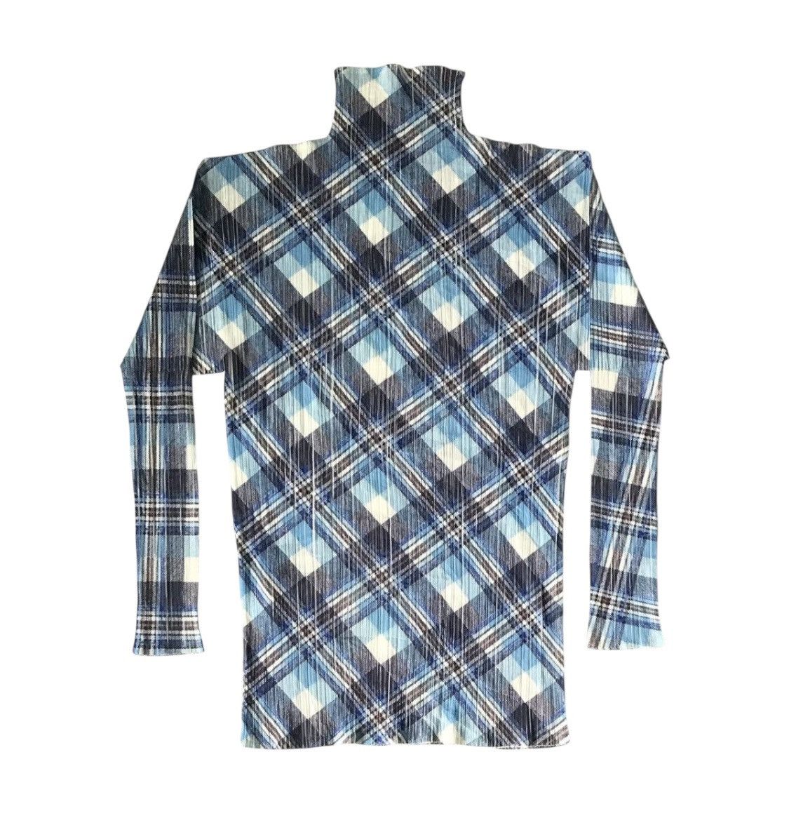 Pleats Please Issey Miyake TAX FREE 🇺🇸 issey miyake pleats please abstract mockneck Size S / US 4 / IT 40 - 1 Thumbnail