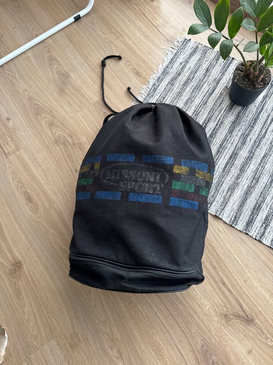 Missoni VINTAGE MISSONI SPORT LOGO-PRINT BACKPACK RARE LUXURY Size ONE SIZE - 3 Thumbnail