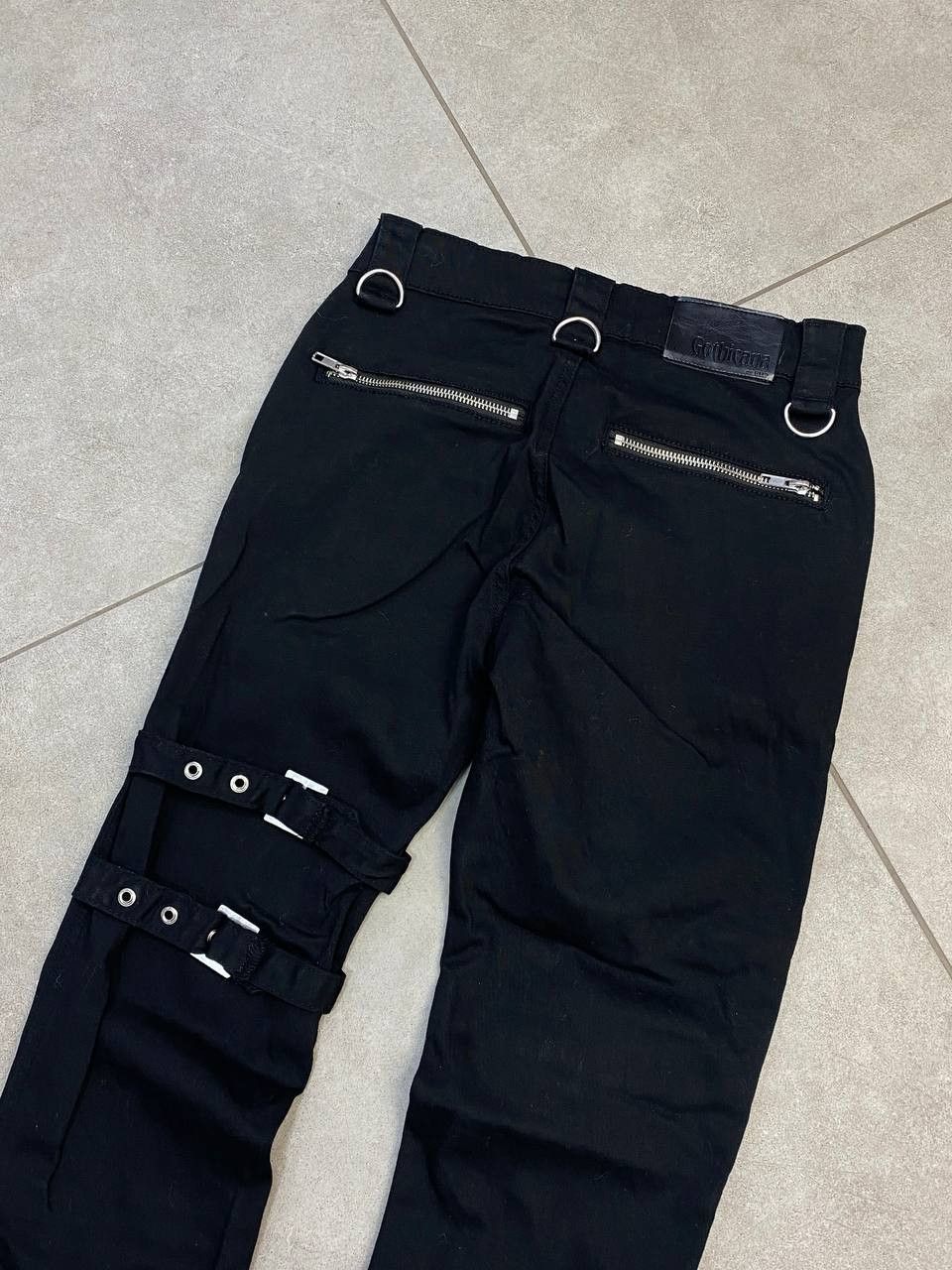 Other Gothicana by EMP Y2K Japanese Style Belted Zipper Slim Pants Size 27" / US 4 / IT 40 - 6 Thumbnail