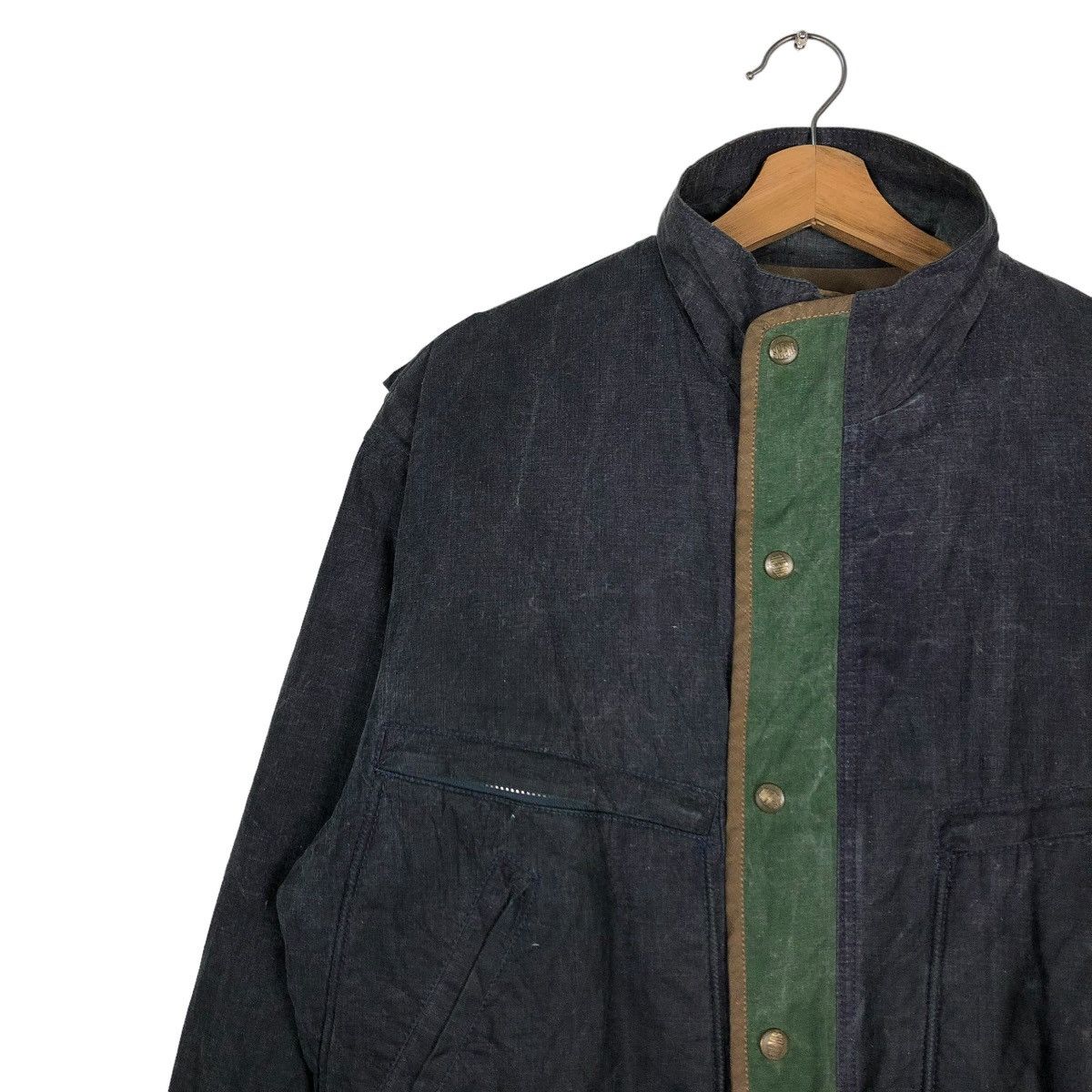Japanese Brand 🔥VINTAGE BOMBER JACKET PARACHUTE BIKER FLYING GEAR SCENE Size US M / EU 48-50 / 2 - 9 Thumbnail