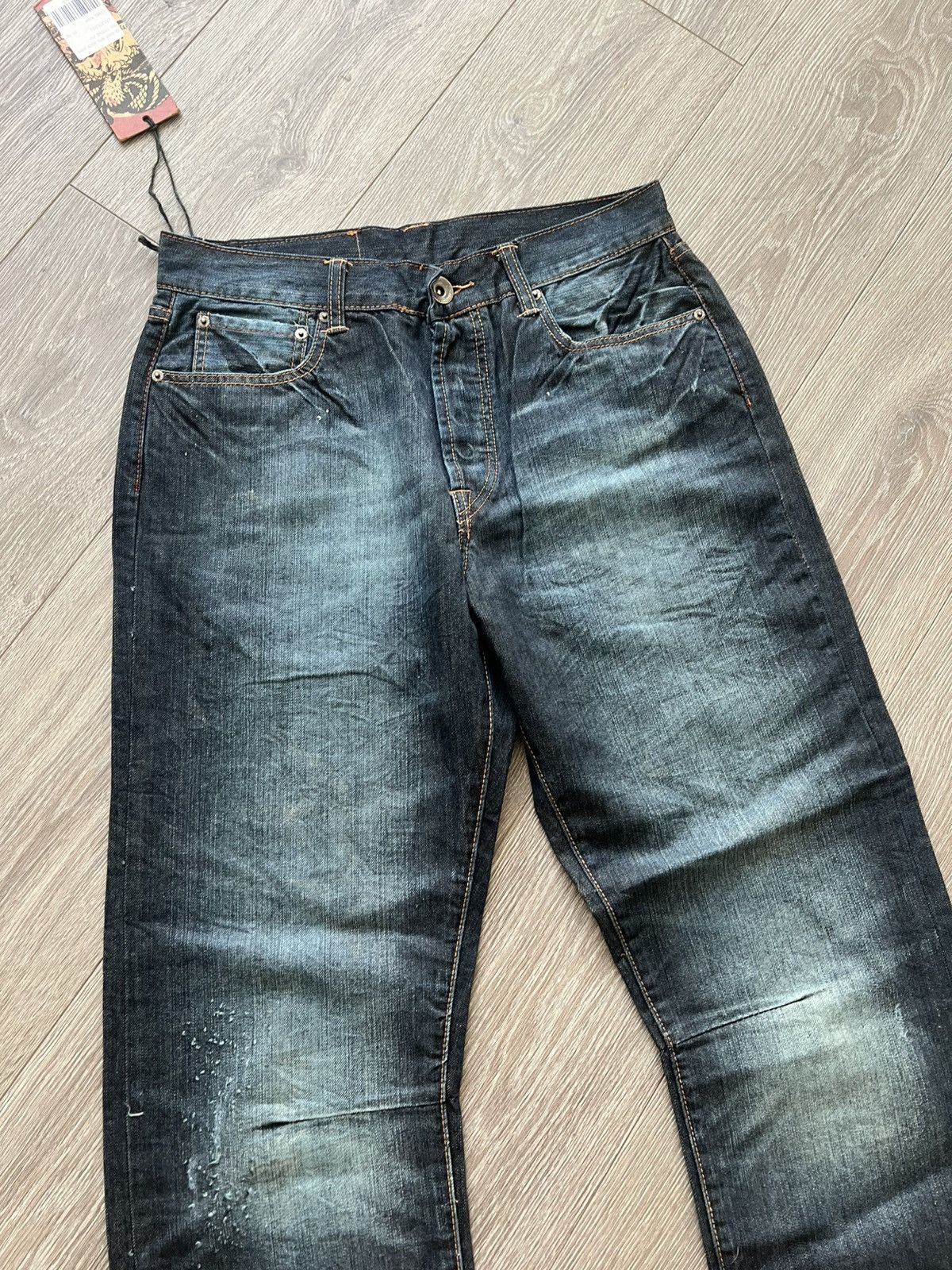 Ed Hardy Vintage Ed Hardy Jeans by Christian Audigier Denim Pants Y2K Size US 32 / EU 48 - 11 Thumbnail