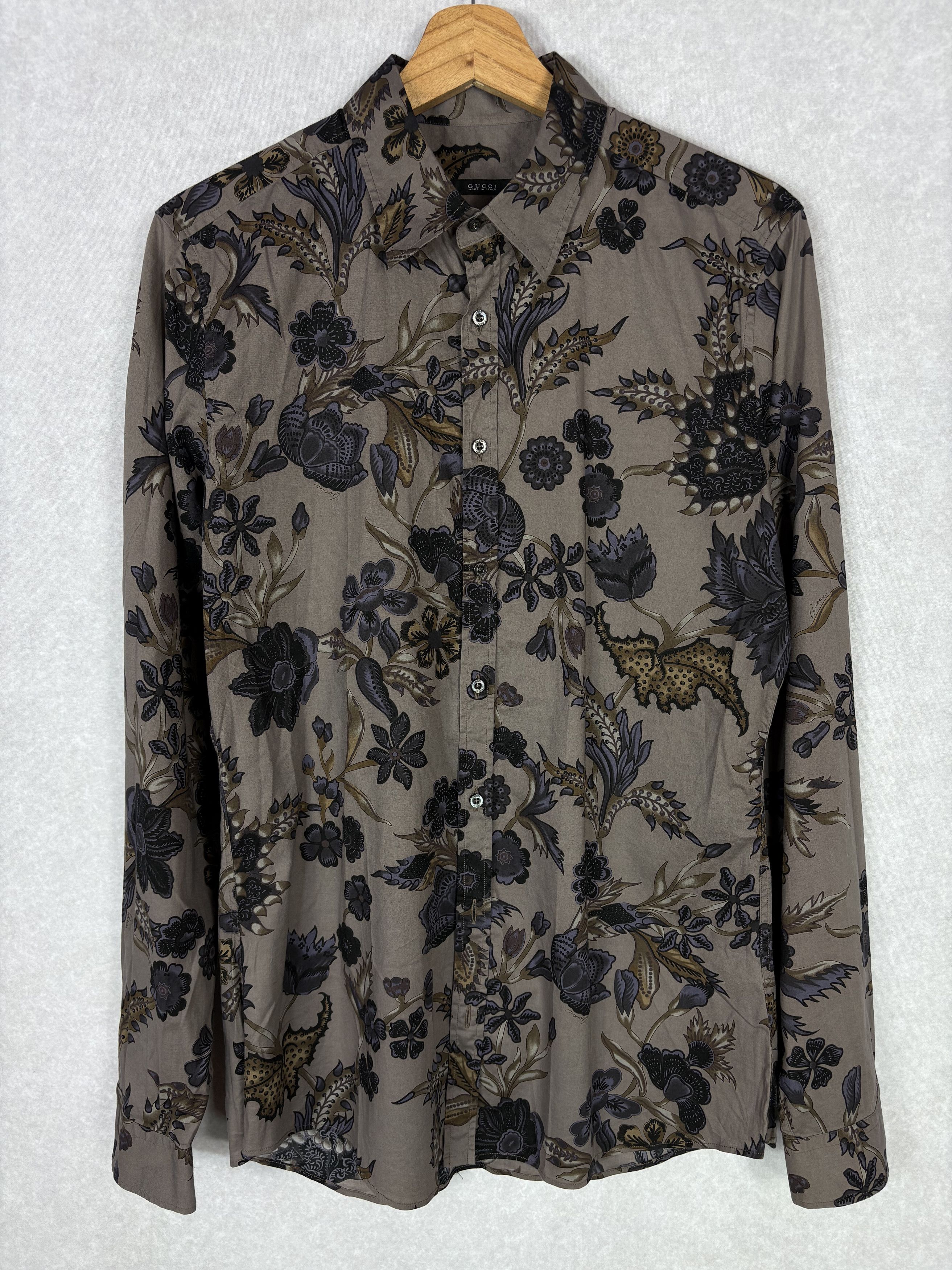 Gucci Gucci Shirt Floral Size US M / EU 48-50 / 2 - 2 Thumbnail