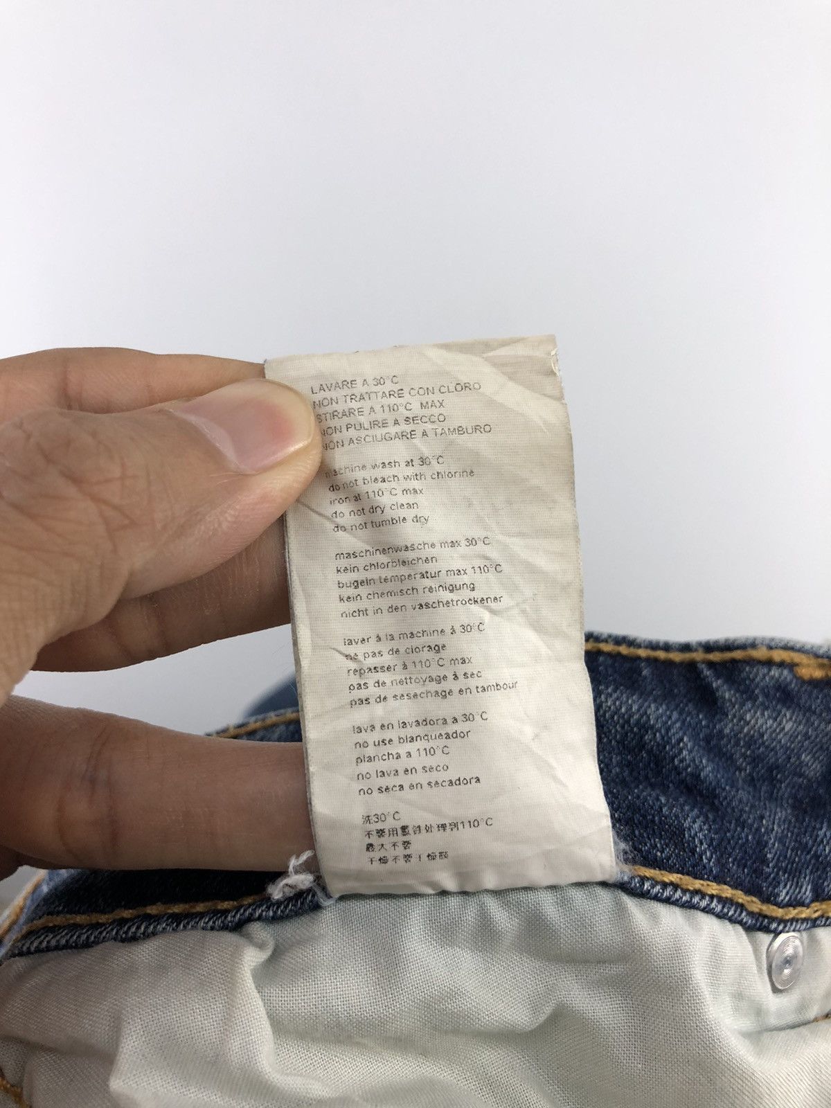 Represent Clo. Represent Destroyer Denim Rockstar Blue Skinny Jeans Size US 28 / EU 44 - 22 Thumbnail