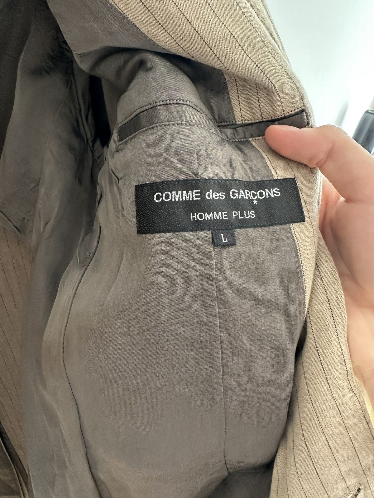 Comme des Garcons Homme Plus Blezer Comme Des Garcons Homme Plus Size 42L - 4 Thumbnail
