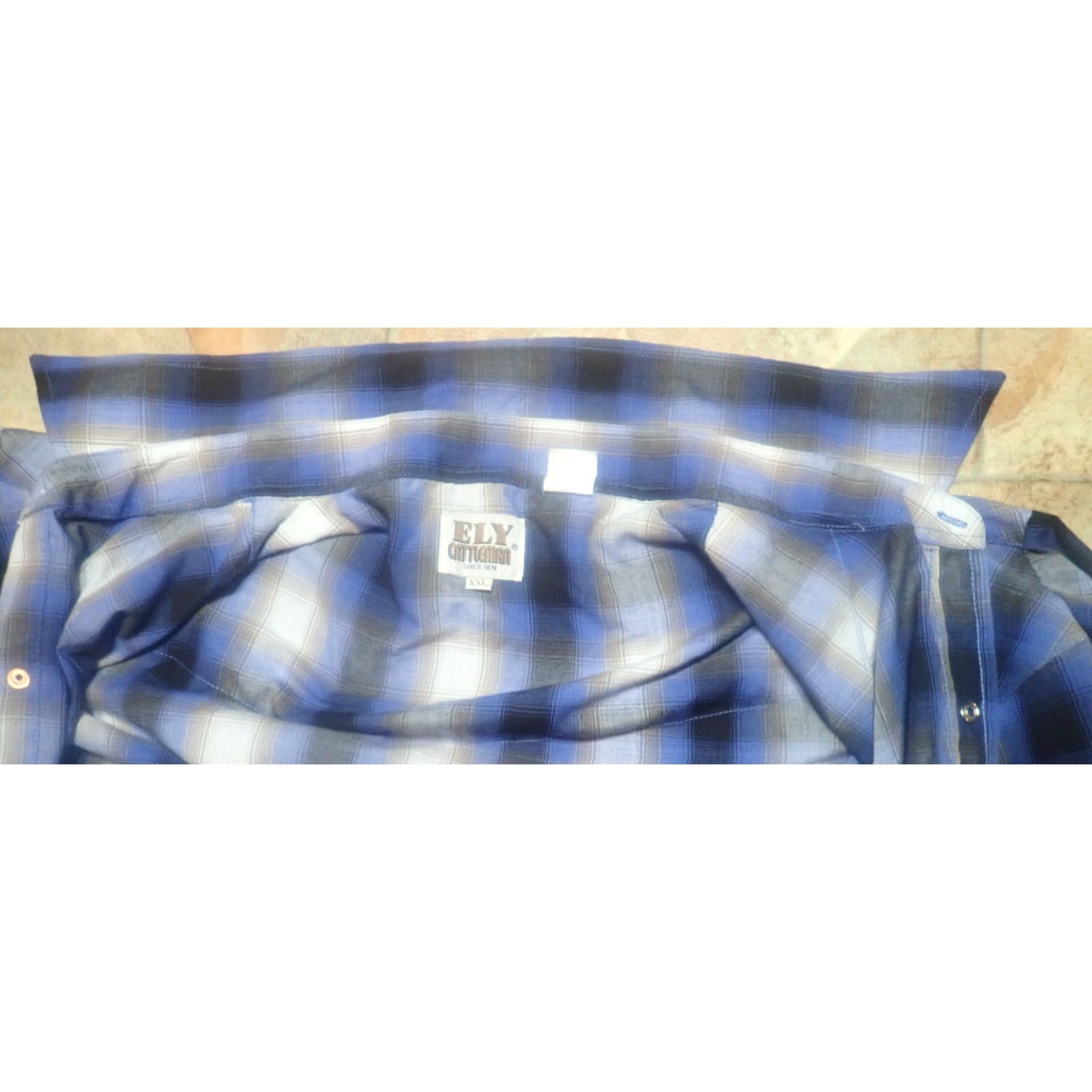 Vintage VINTAGE Ely Cattleman Plaid Long Sleeve Western Shirt XXL Cowboy Pearl Snap USA Size US XXL / EU 58 / 5 - 5 Thumbnail