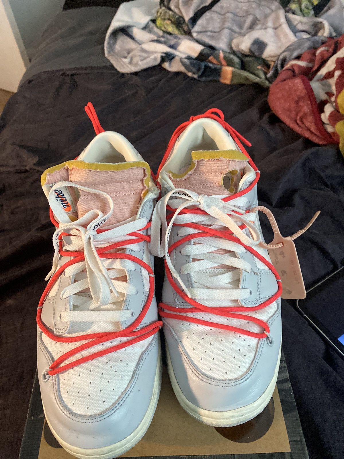 Off-White Nike x off white dunk low lot 6 Size US 12 / EU 45 - 5 Thumbnail