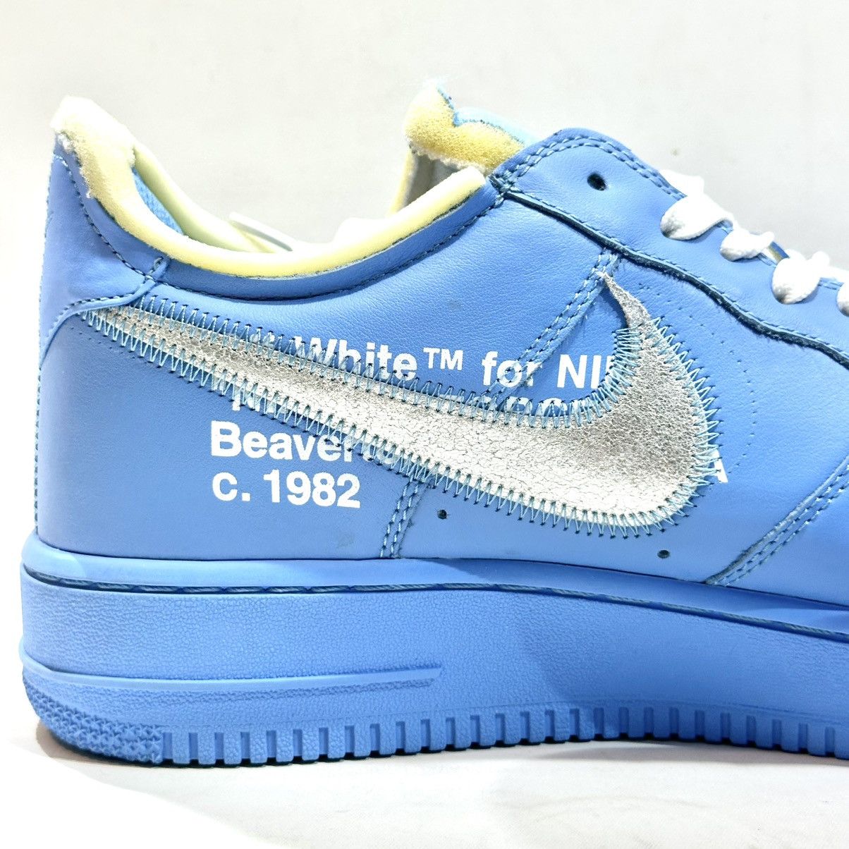 Nike × Off-White Nike Air Force 1 Low x Off-White MCA University Blue Size US 12 / EU 45 - 12 Thumbnail