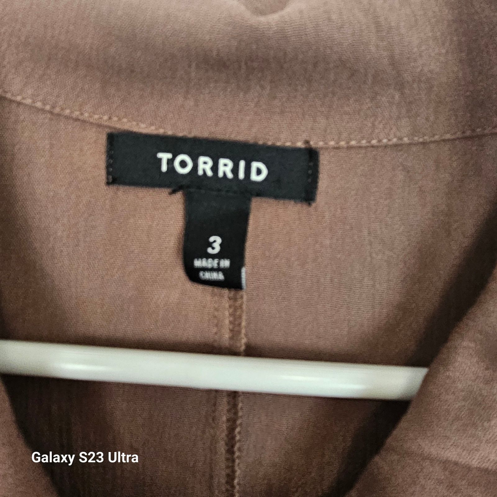Corridor Torrid Snap Front Shirt Dress Plus Size 3X Chocolate Brown Size 3XL / US 20-22 - 7 Thumbnail