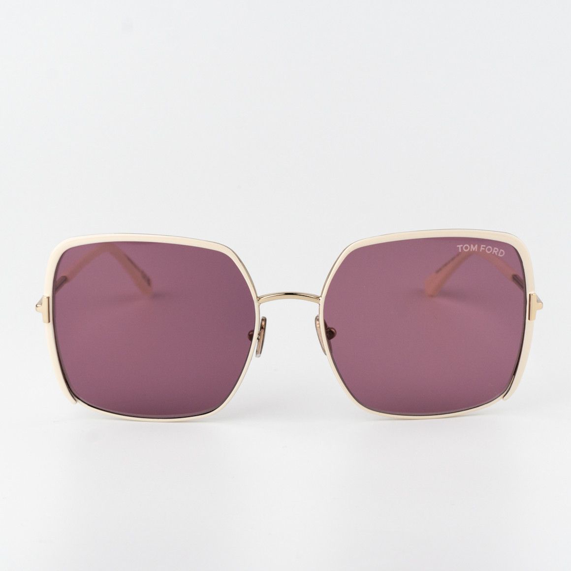 Tom Ford Tom Ford RAPHAELA Women Sunglasses Gold Violet FT1006 32Y Size ONE SIZE - 2 Thumbnail