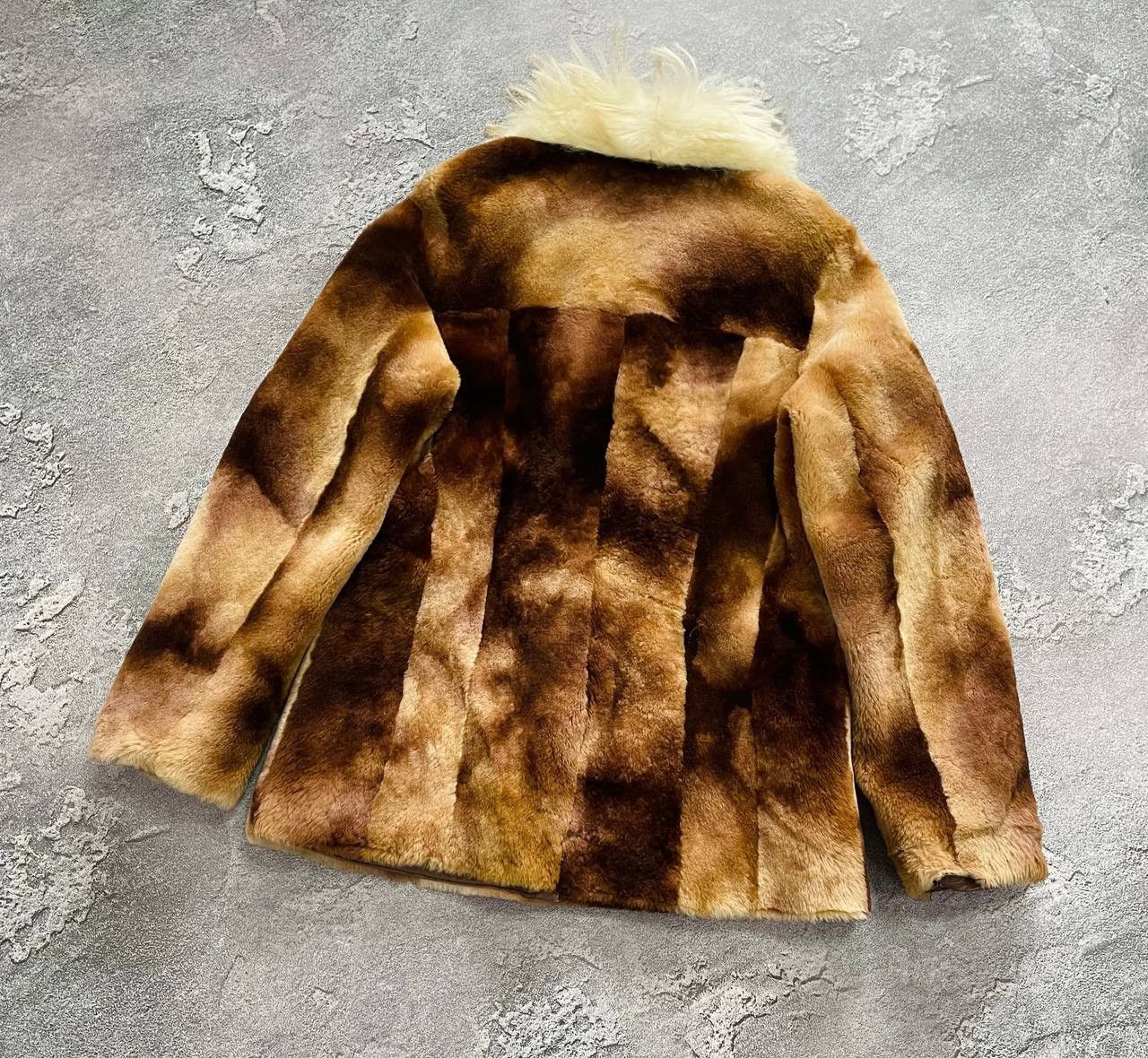 Japanese Brand Vintage KUZU Paris Avant Garde Women's Fur Coat Jacket Size M / US 6-8 / IT 42-44 - 3 Thumbnail