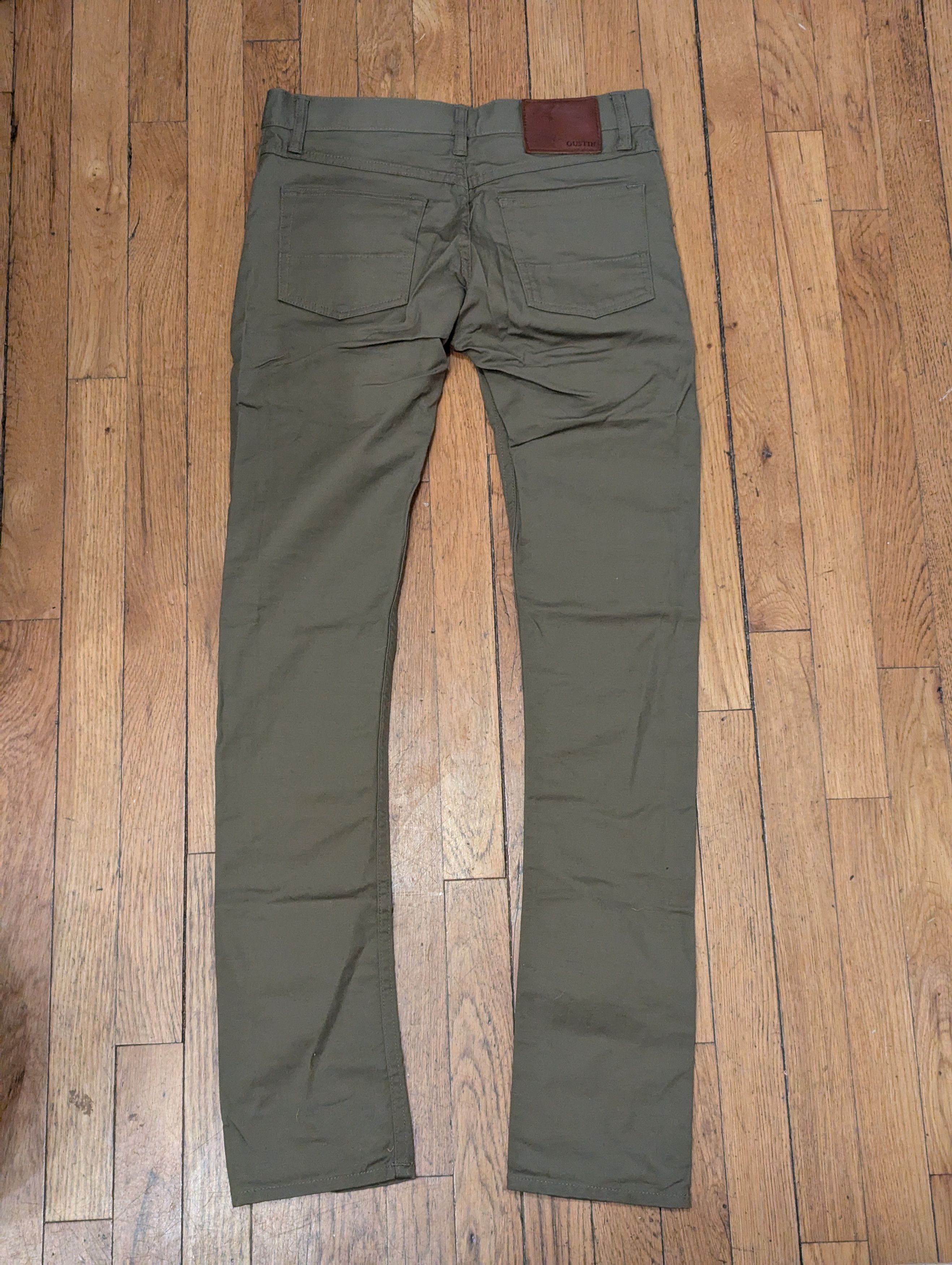 Gustin #76 Japan Stretch Canvas 5 Pocket - Green-Grey Size US 30 / EU 46 - 2 Thumbnail