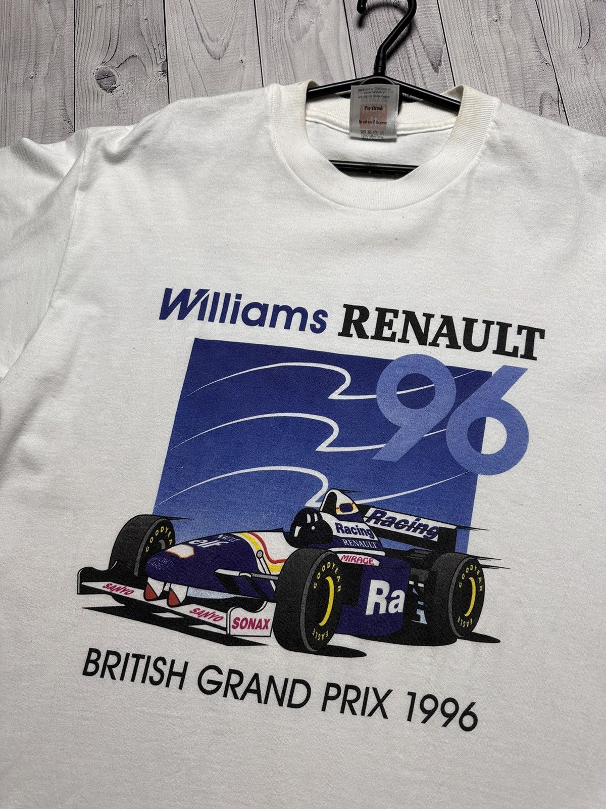 Vintage Vintage Renault 1996 racing tee Williams British Grand Prix Size US L / EU 52-54 / 3 - 4 Thumbnail