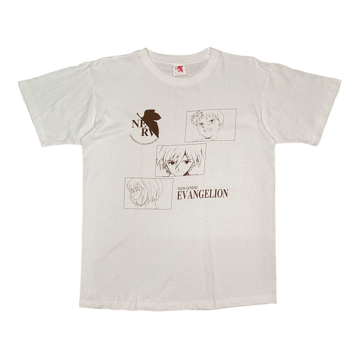 Anime VINTAGE 90’s NEON GENESIS EVANGELION ANIME T SHIRT RARE! Size US M / EU 48-50 / 2 - 1 Thumbnail
