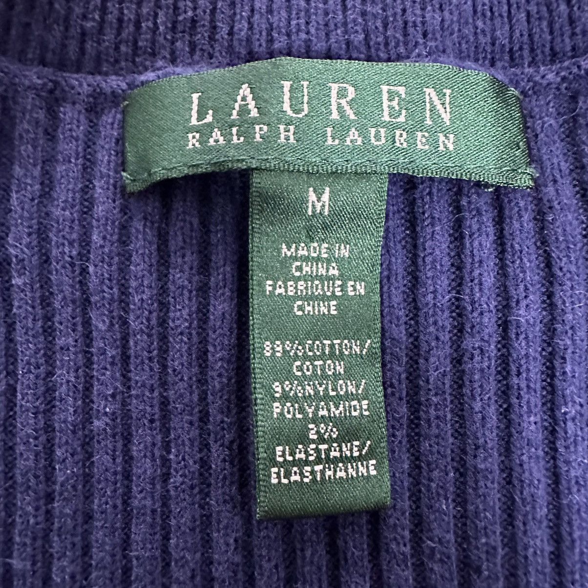 Lauren Ralph Lauren Ralph Lauren Breton Stripes Crewneck Navy Medium Sweater Size M / US 6-8 / IT 42-44 - 2 Thumbnail