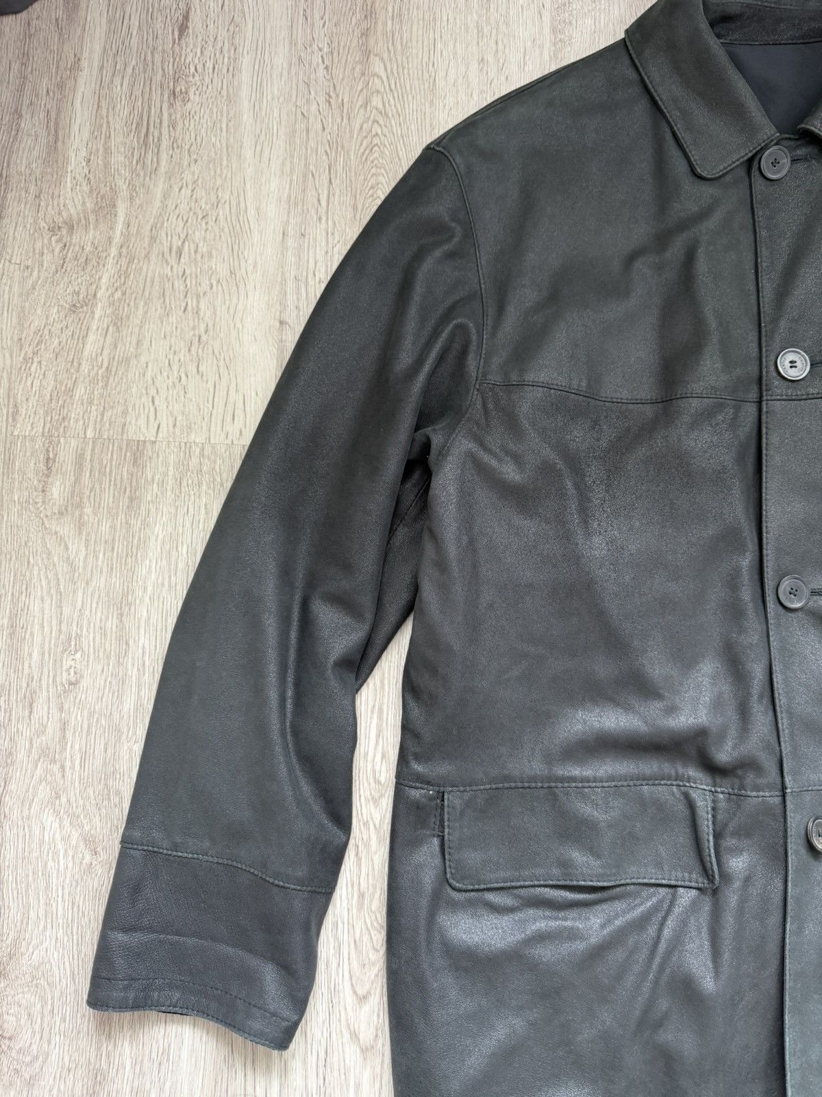 Other Vintage Christ German Leather Reversible Coat Grain Leather Size US M / EU 48-50 / 2 - 2 Thumbnail