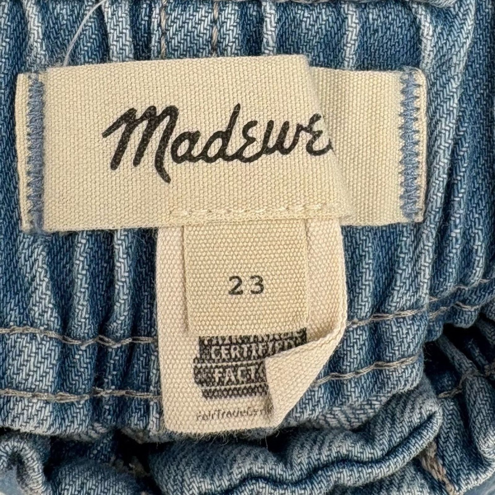Madewell Madewell‎ denim pull on shorts 23 Size 23" - 3 Thumbnail