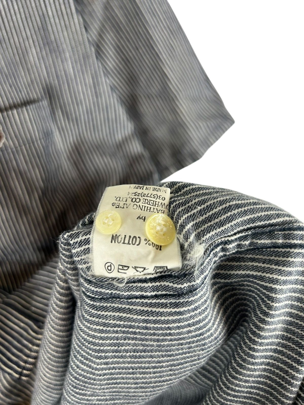 Bape Bape Stripe S/S Shirt Size US L / EU 52-54 / 3 - 6 Thumbnail