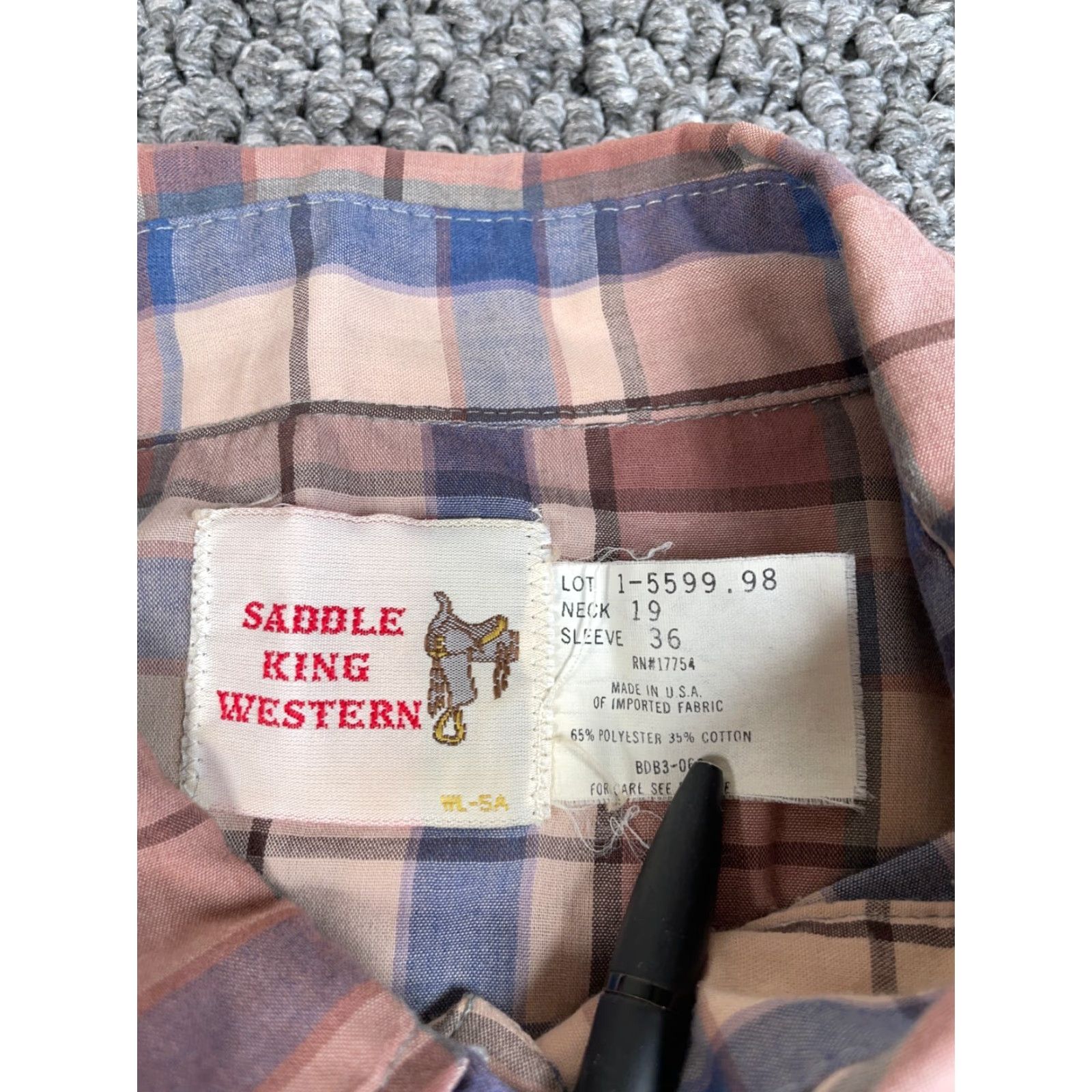 Vintage VINTAGE 80s Western Style Shirt Plaid Brown Lightweight Snap Button Long Sleeve Collared 3XL Mens Shirt Size US XXL / EU 58 / 5 - 3 Thumbnail