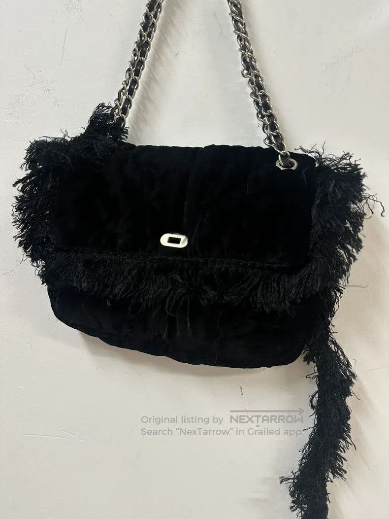 Junya Watanabe Junya Watanabe Fringe Velvet Handbag Size ONE SIZE - 2 Thumbnail