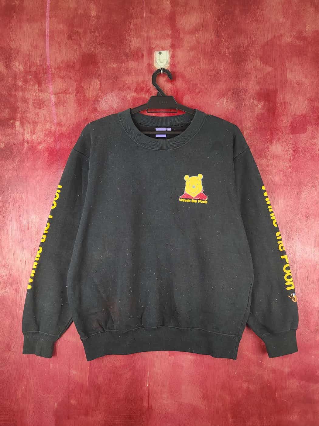 Cartoon Network × Disney × Vintage vintage Disney Black Winnie the Pooh Sweatshirts #S1552 Size M / US 6-8 / IT 42-44 - 14 Thumbnail