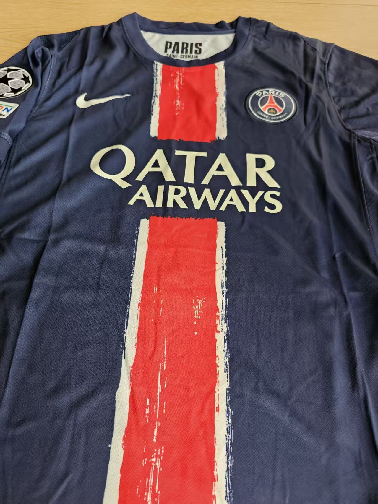 Other 2025 PSG #7 Khvicha Kvaratskhelia Jersey Home UEFA Champions Size US M / EU 48-50 / 2 - 3 Thumbnail