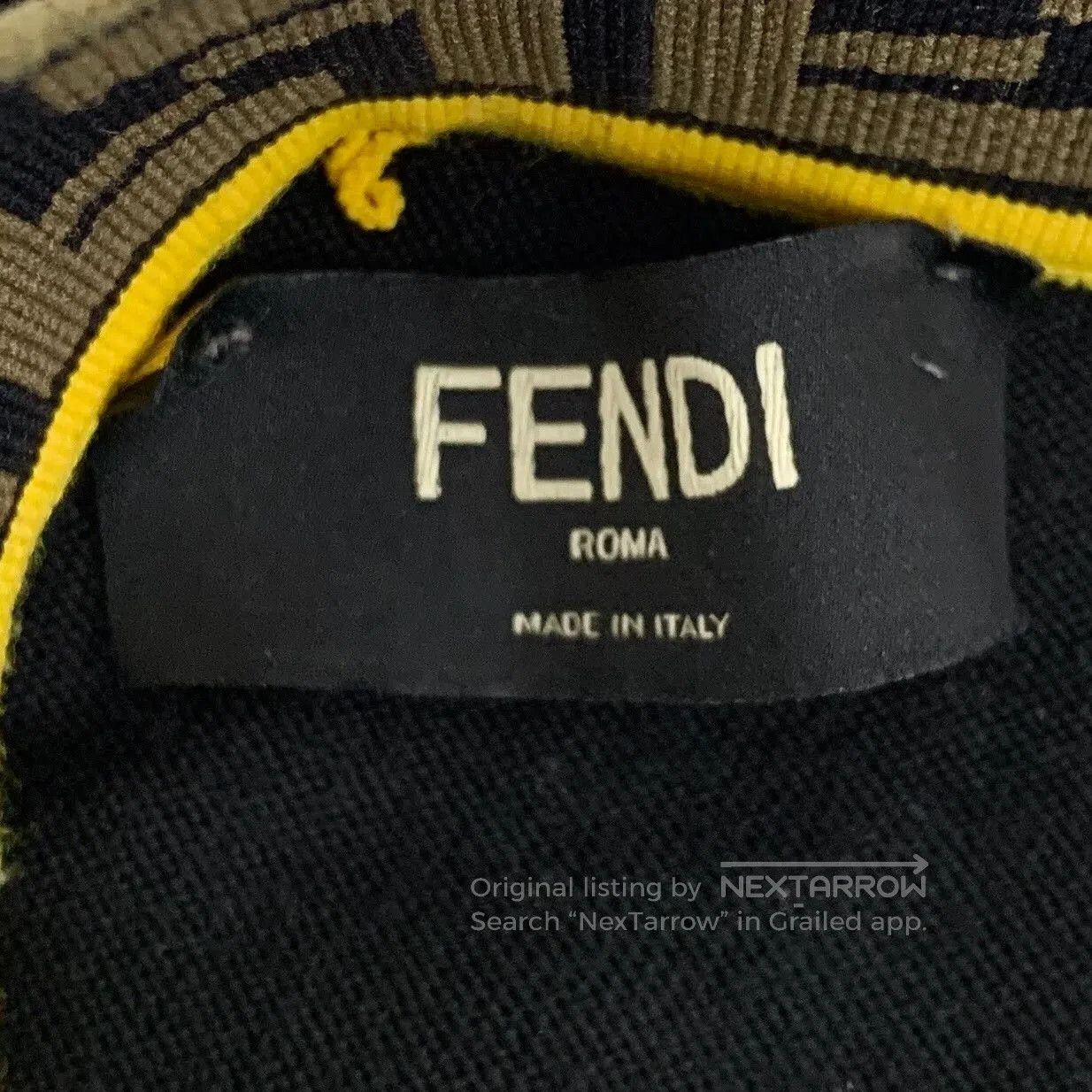 Fendi Fendi Black Wool Knit Sweater. Size US L / EU 52-54 / 3 - 6 Thumbnail