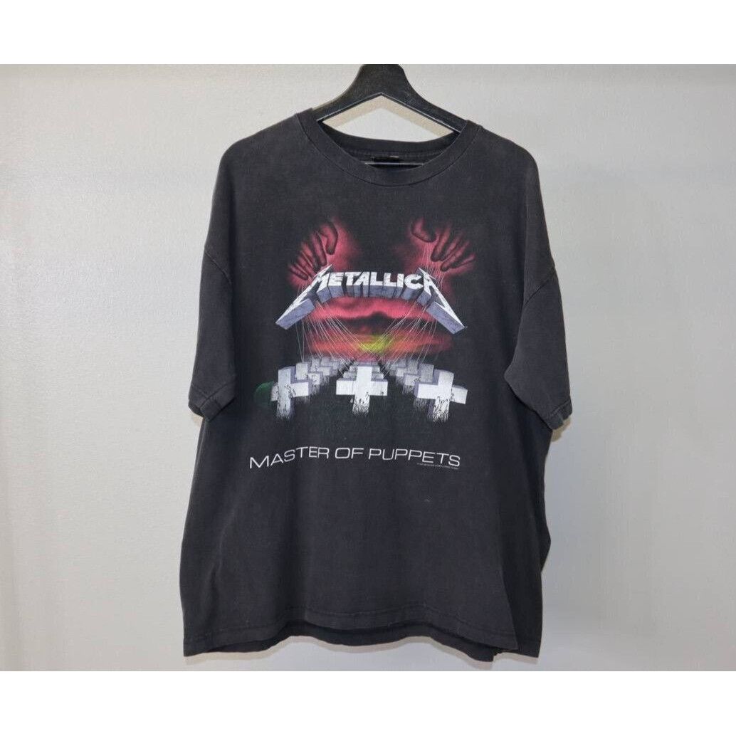 Giant Vintage 90s Metallica Master Of Puppets 1994 Giant Tag XL Size US XL / EU 56 / 4 - 4 Thumbnail