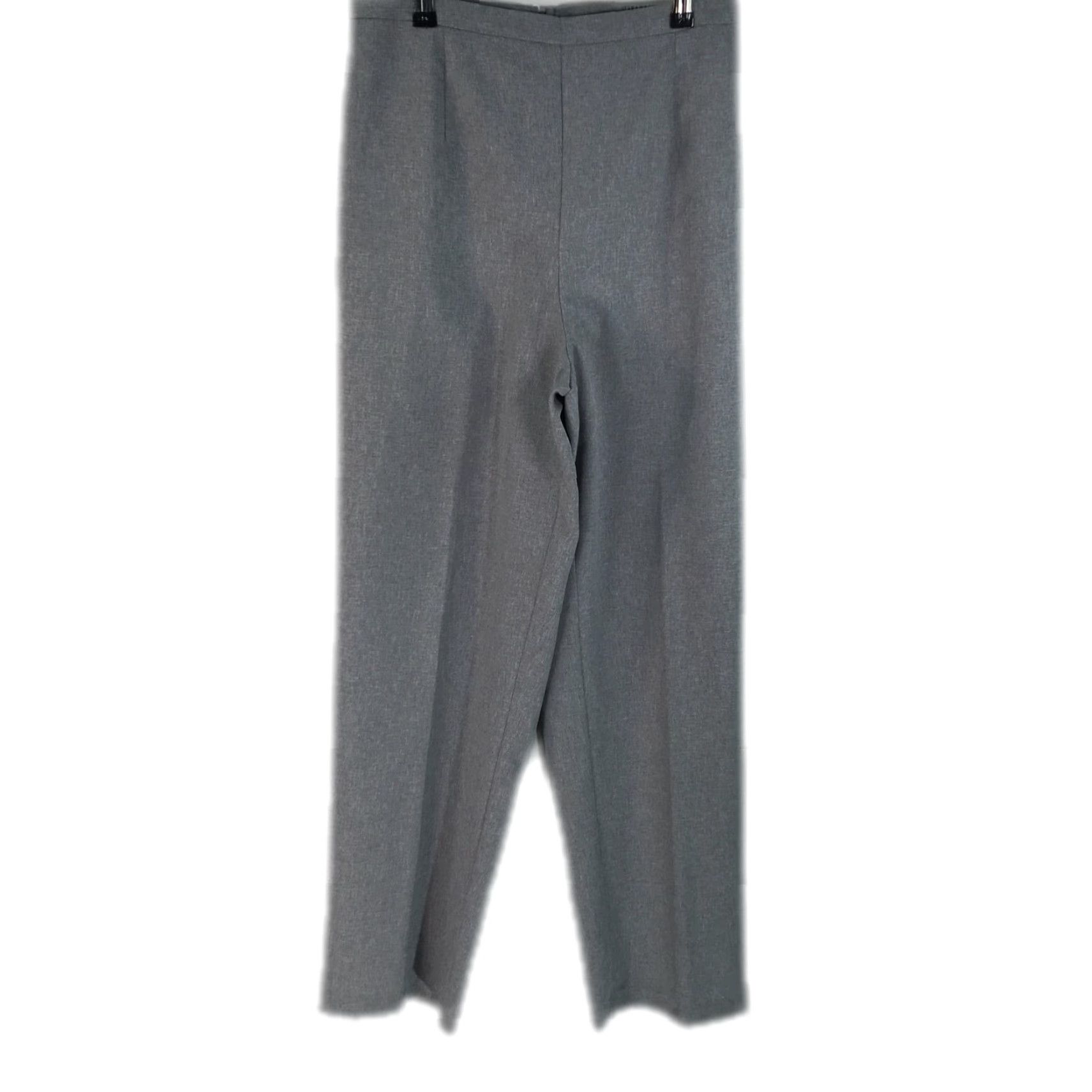 Vintage VINTAGE Womens Dress Pants Gray Back Zip 10P Petite Regular Fit Tailored Casual Women’s Pants Size 28" / US 6 / IT 42 - 2 Thumbnail