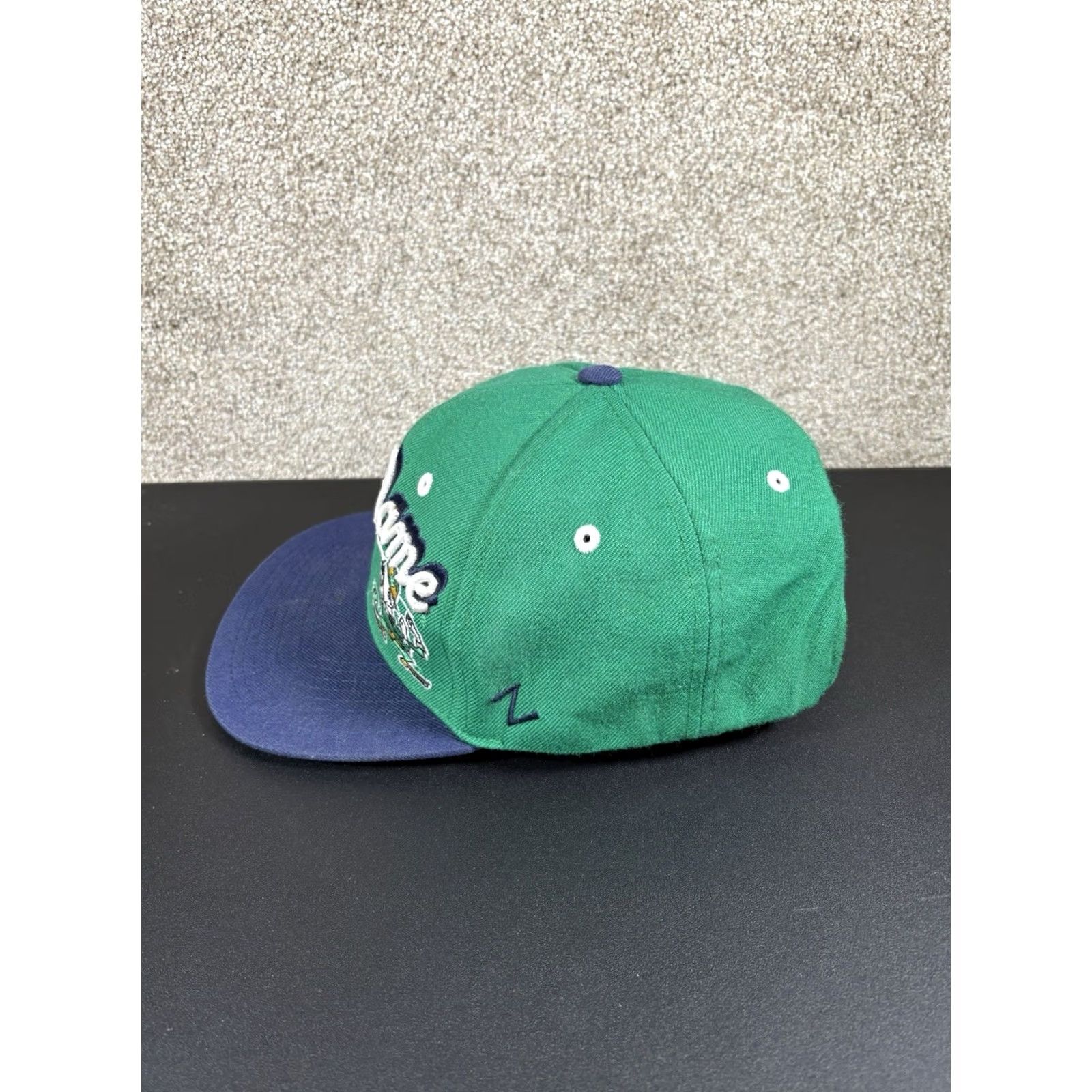 Zephyr Y2K Notre Dame Leprechaun Snapback Wool Hat Zephyr ZHat Size ONE SIZE - 2 Thumbnail