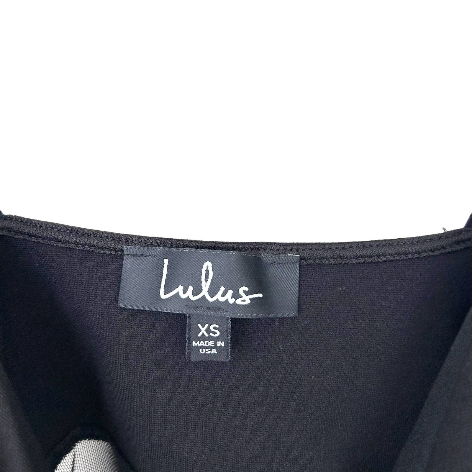 Other Lulu's Black Peplum Tank Top Sz XS Size XS / US 0-2 / IT 36-38 - 2 Thumbnail
