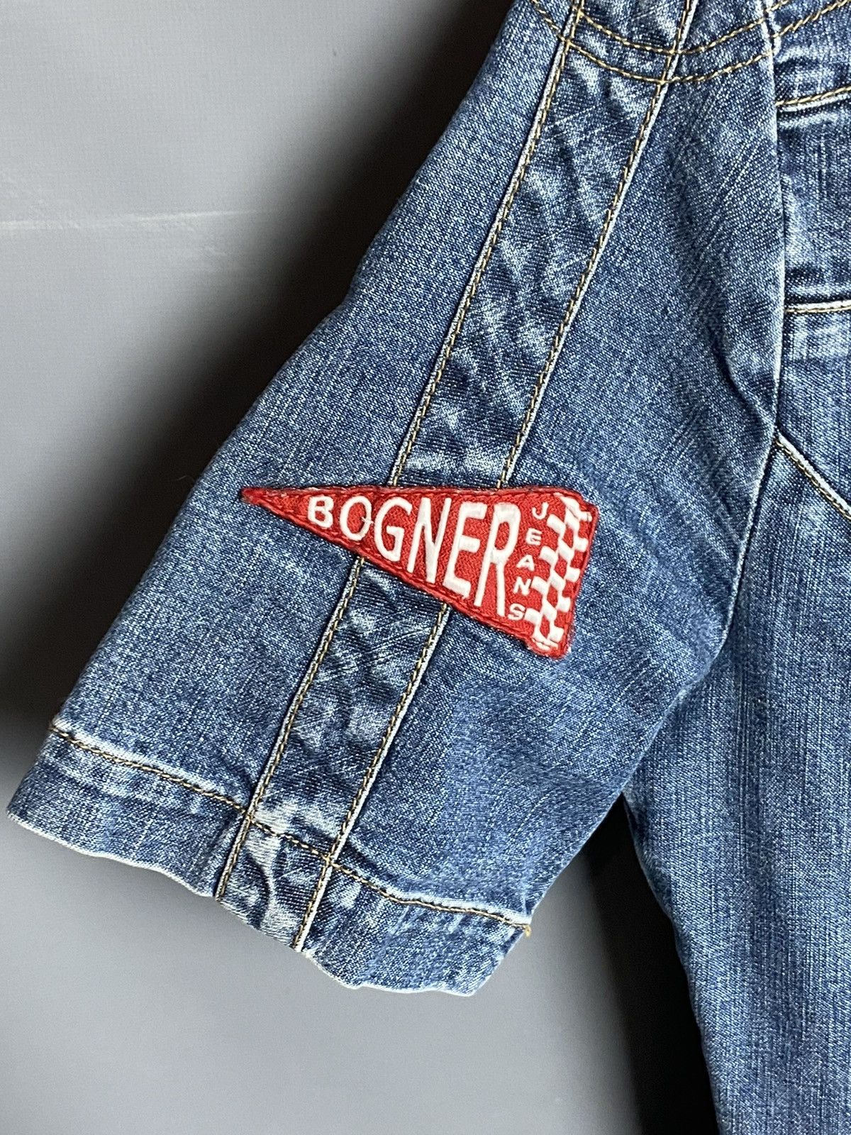 Vintage Unisex Vintage Bogner Jeans Overalls Racing Style Size 27" / US 4 / IT 40 - 3 Thumbnail