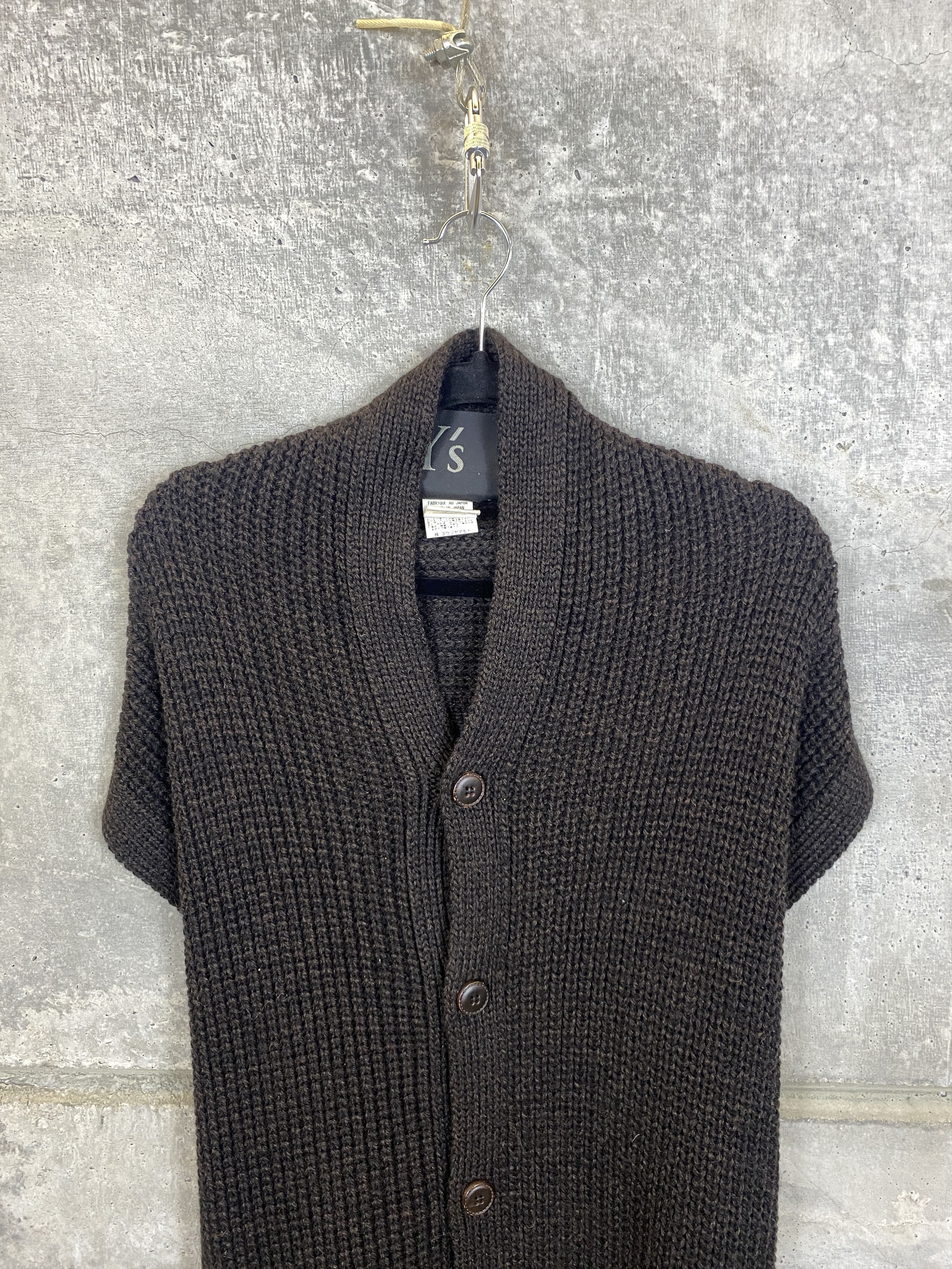 Yohji Yamamoto Y'S YOHJI YAMAMOTO WOOL KNIT SWEATER JACKET SIZE MEDIUM Size US M / EU 48-50 / 2 - 3 Thumbnail