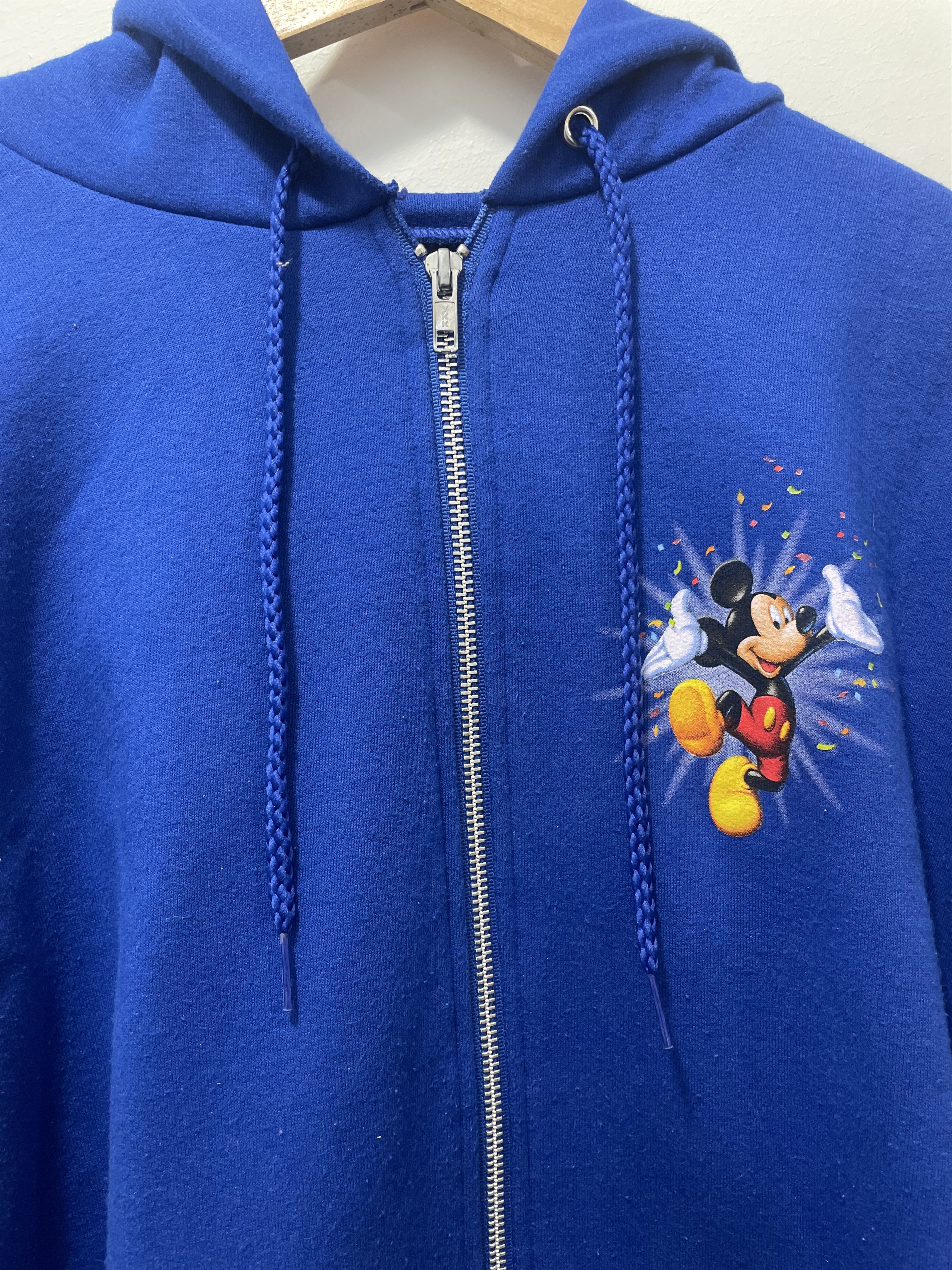 Disney Disneyland Resort Hoodie Adult Size Medium Blue Zip Up Size US M / EU 48-50 / 2 - 2 Thumbnail