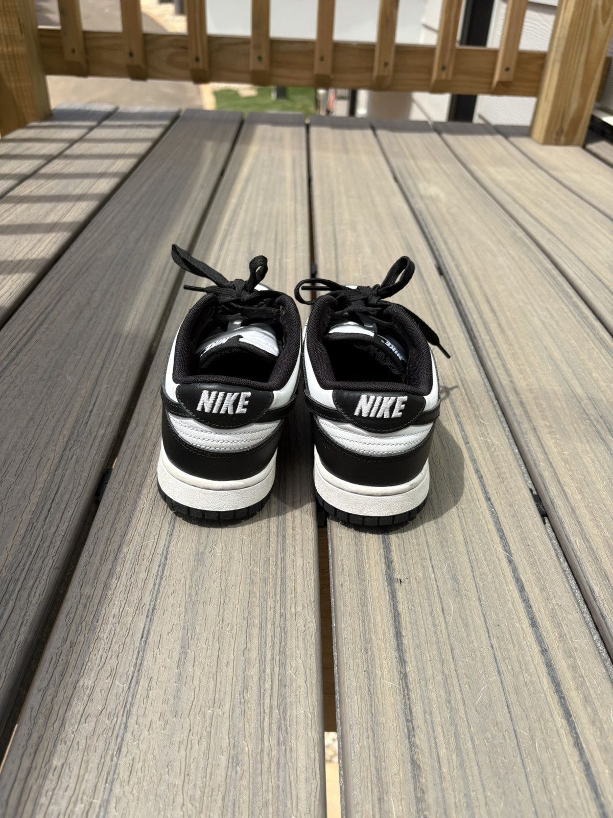 Nike Nike Dunk Low Retro White Black Panda Size US 7 / EU 40 - 5 Thumbnail
