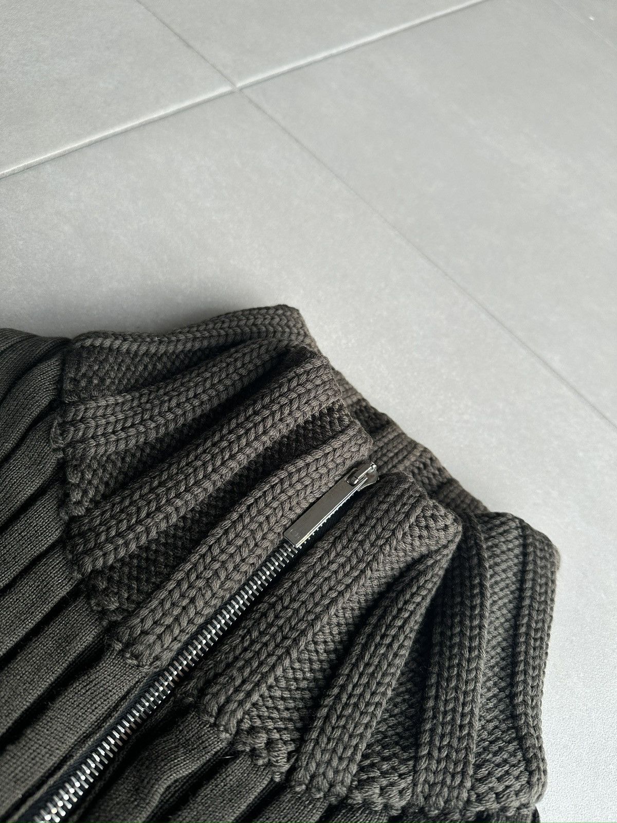 Dior × Hedi Slimane Dior Homme AW02 “Reflexion” panelled divers knit Size US S / EU 44-46 / 1 - 6 Thumbnail