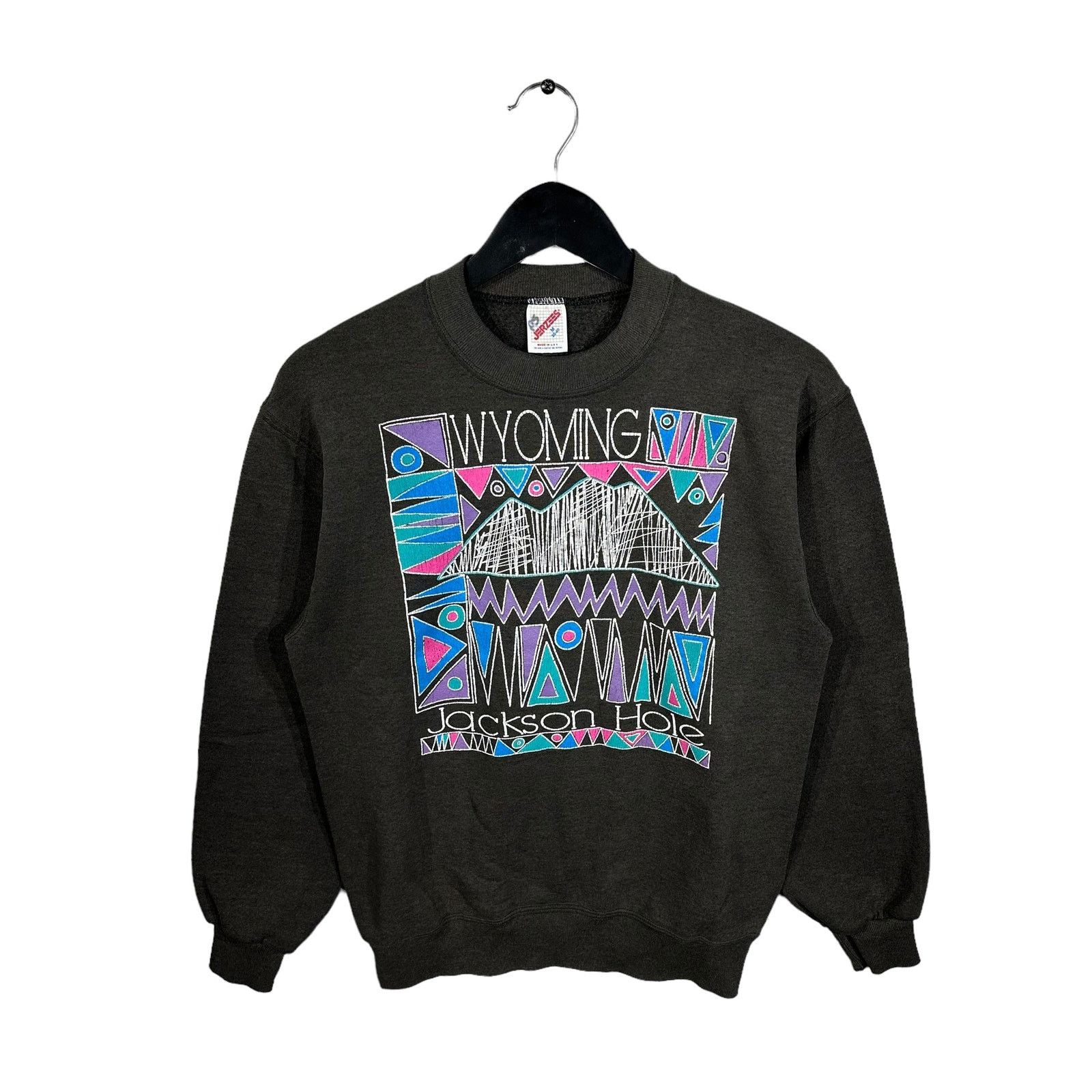 Vintage Vintage Wyoming Jackson Hole Crewneck Size US M / EU 48-50 / 2 - 1 Thumbnail
