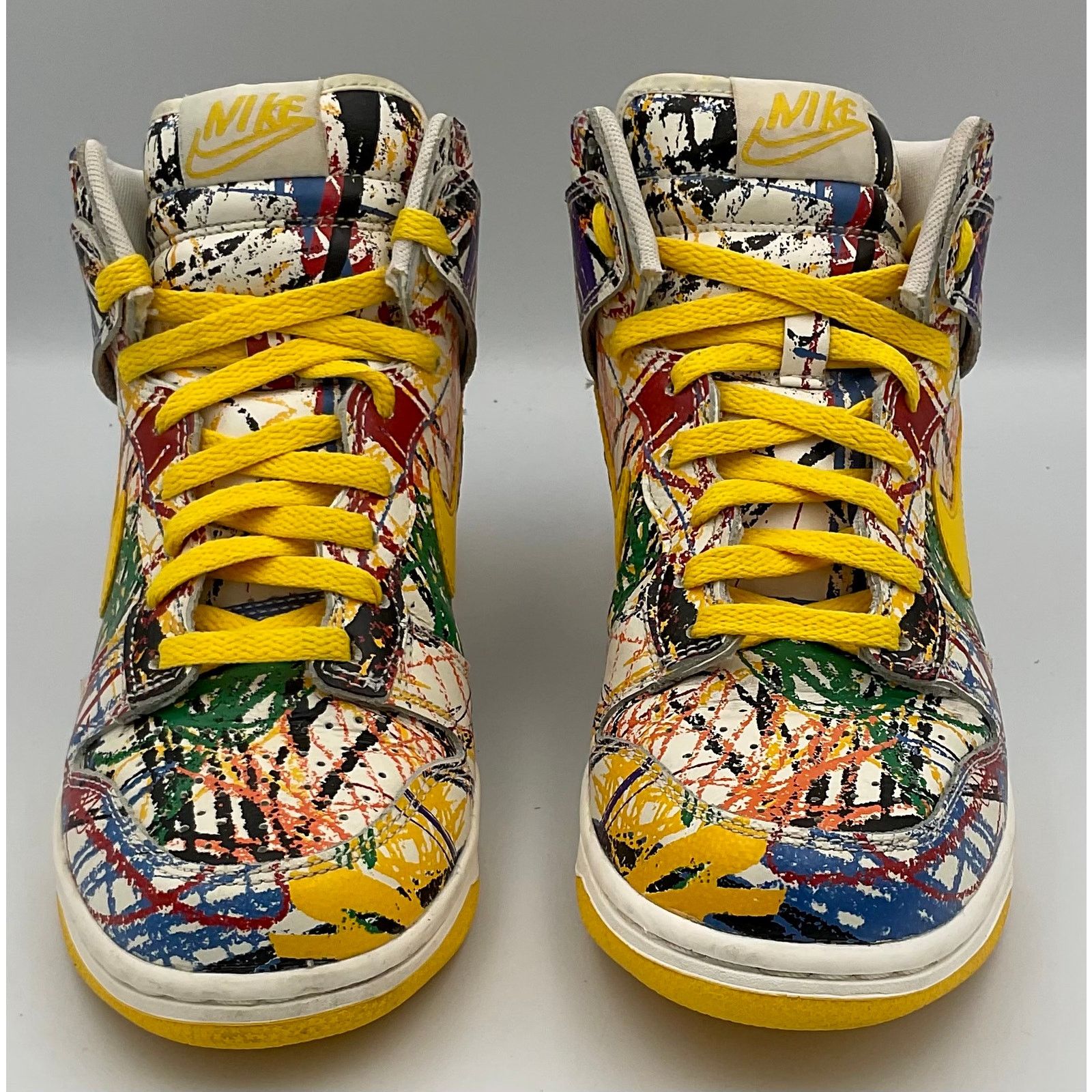 Nike Nike Dunk High PRM Scribble Sneaker 728443-100 Sz 6.5 Size US 6.5 / EU 39-40 - 4 Thumbnail