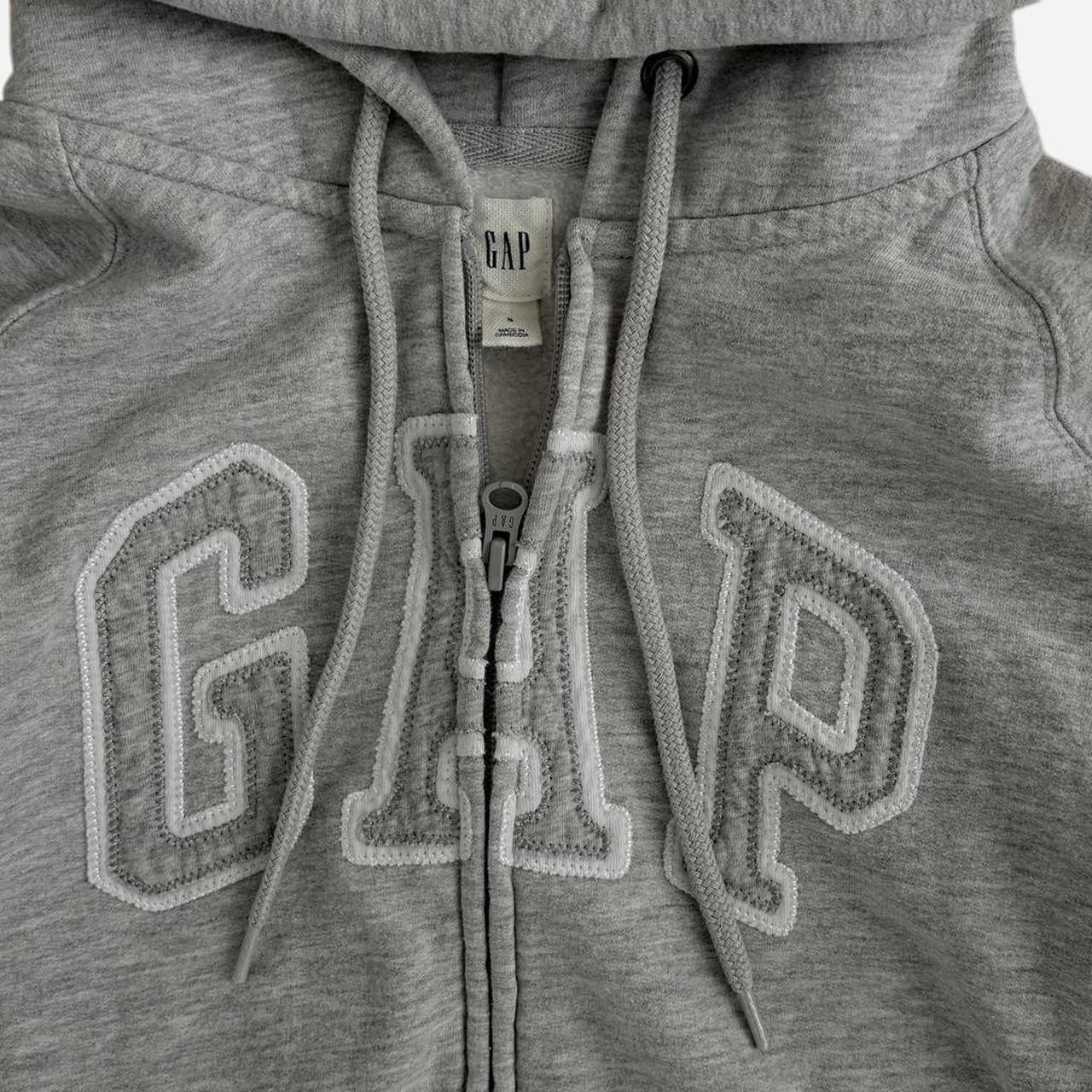 Gap Grey women's small GAP zip up hoodie Size S / US 4 / IT 40 - 3 Thumbnail