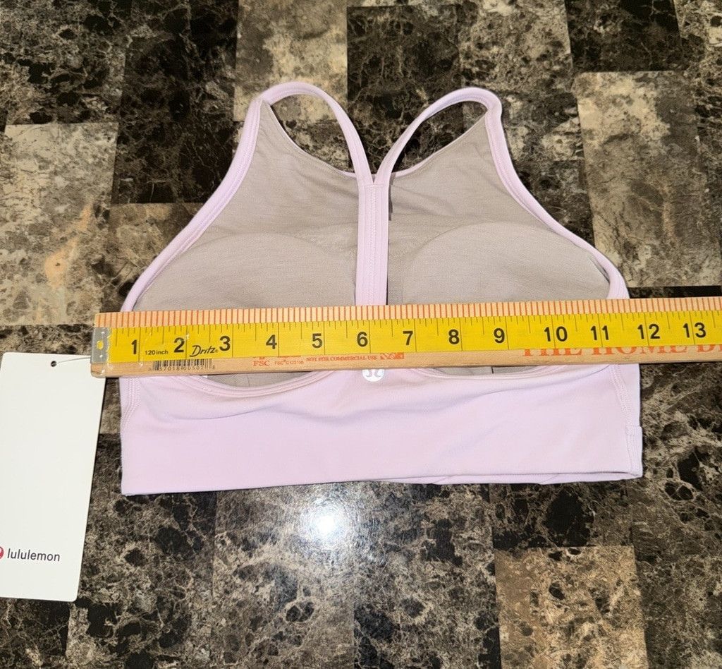 Lululemon LULULEMON FLOW Y WRAP FRONT HIGH NECK BRA PINK SIZE 4 NWT Size ONE SIZE - 9 Thumbnail