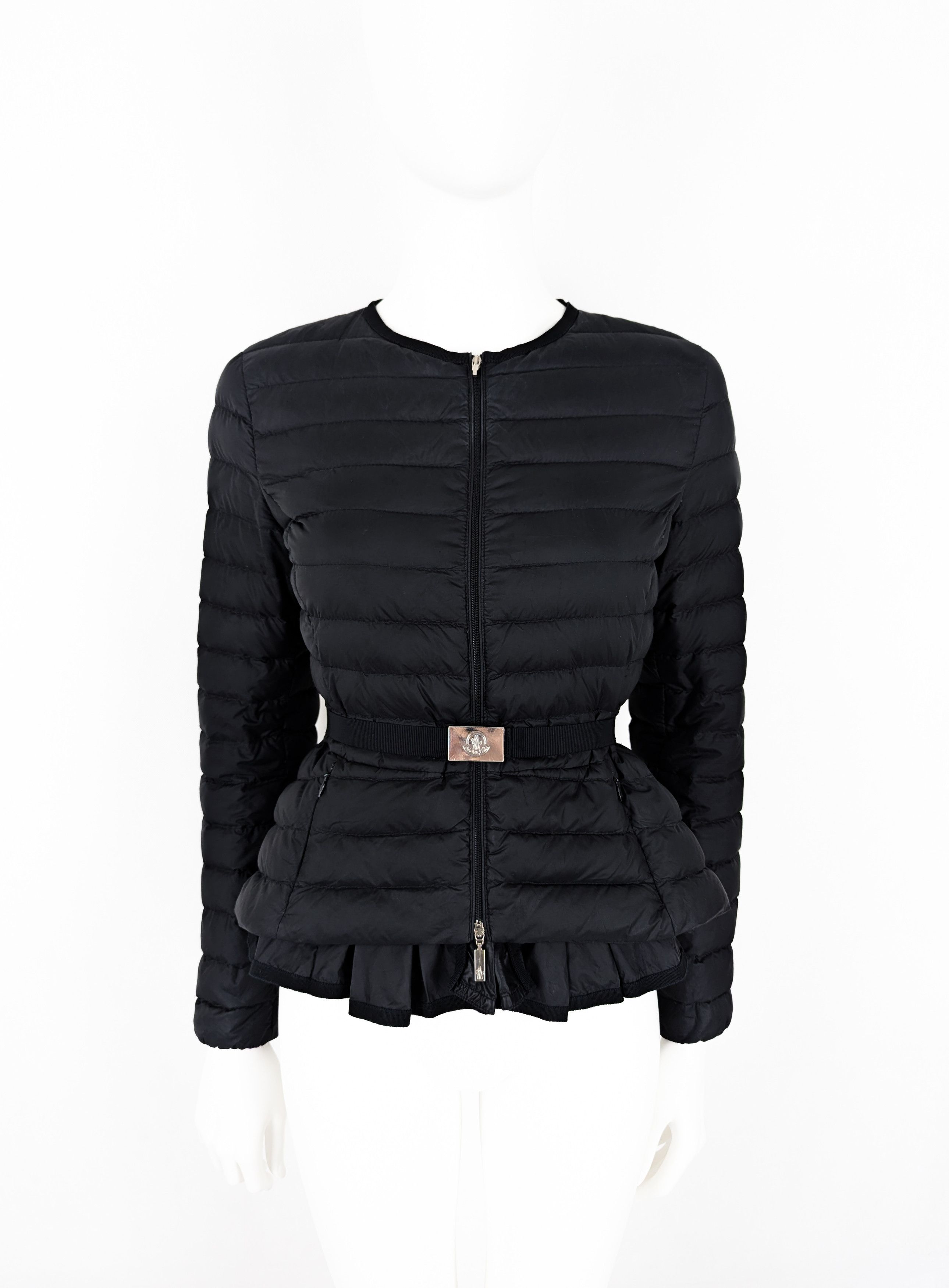 Moncler Moncler morvan giubbotto 1 XS black puffer coat jacket Size XS / US 0-2 / IT 36-38 - 1 Thumbnail