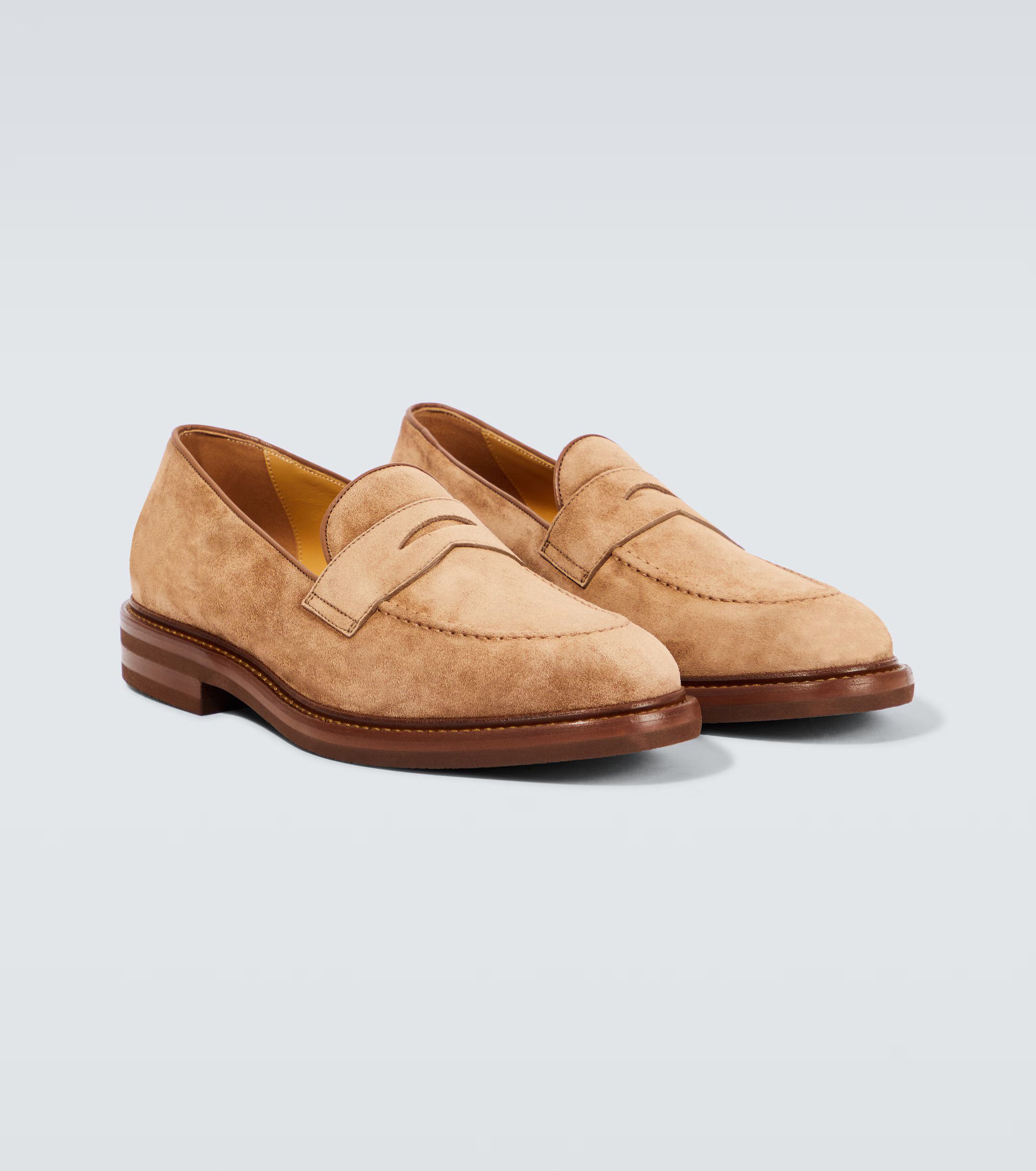 Brunello Cucinelli o1w1db10125 Loafers in Light Brown Size US 10 / EU 43 - 5 Thumbnail