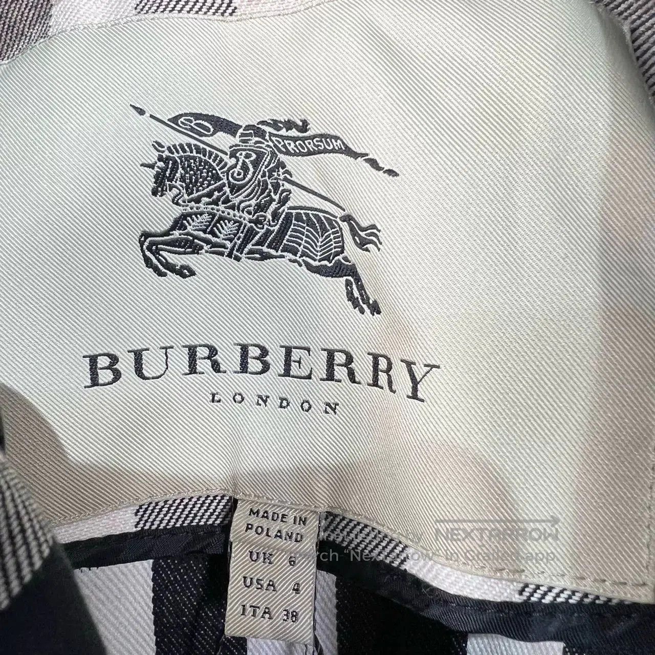 Burberry Burberry Check Print Trench Coat. Size XXS / US 00 / IT 34 - 5 Thumbnail