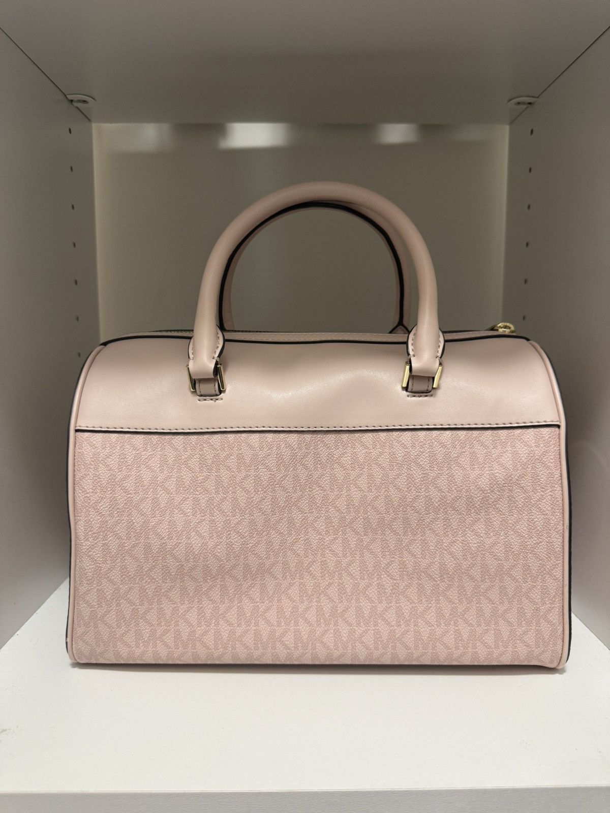 Michael Kors Michael Kors Blush Pink MK Logo Satchel – BRAND New Size ONE SIZE - 3 Thumbnail